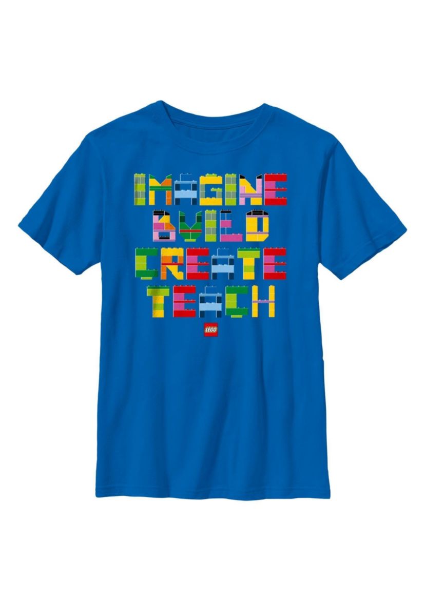 Imagine Build Create Teach Graphic T-Shirt