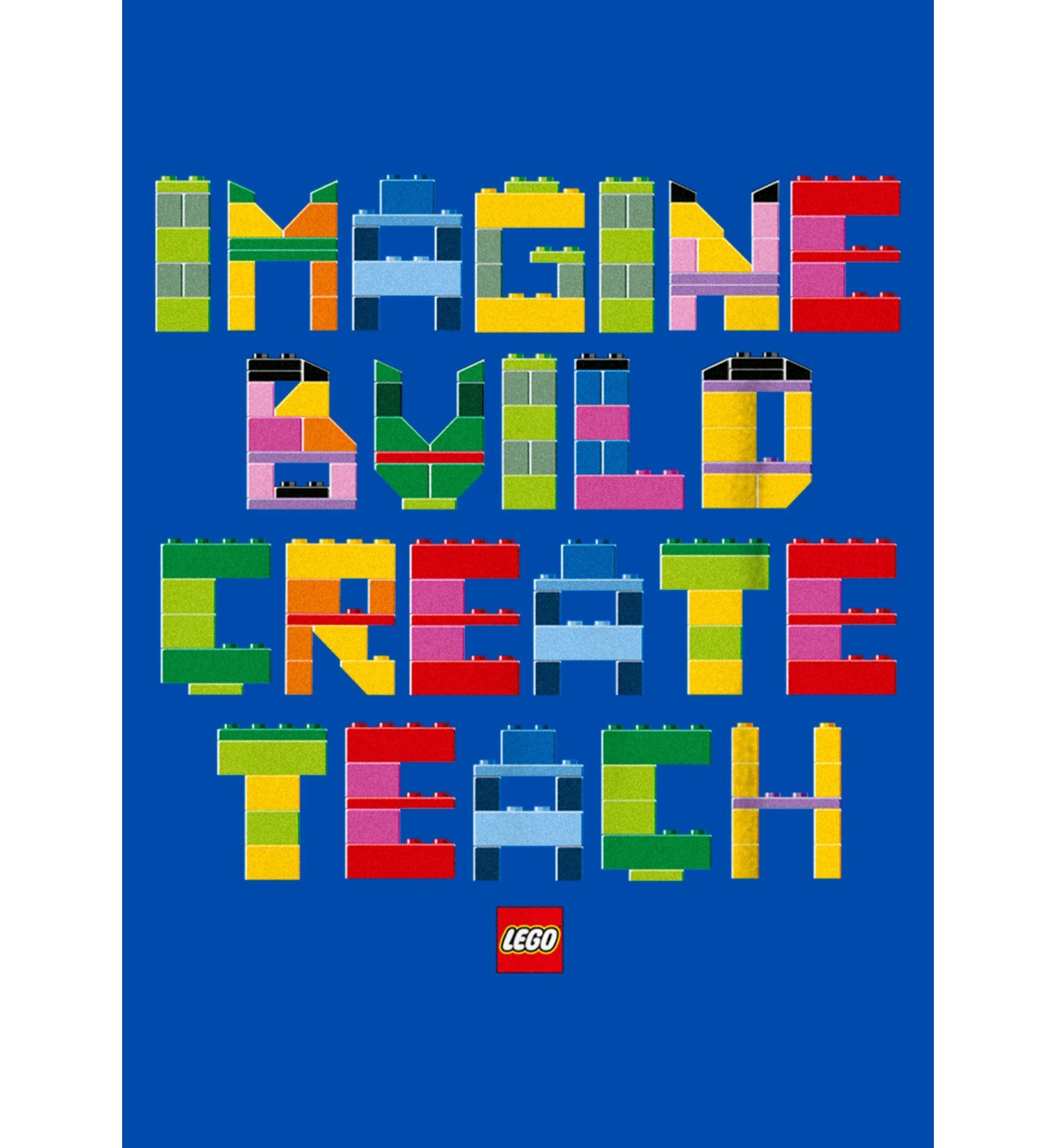 Imagine Build Create Teach Graphic T-Shirt