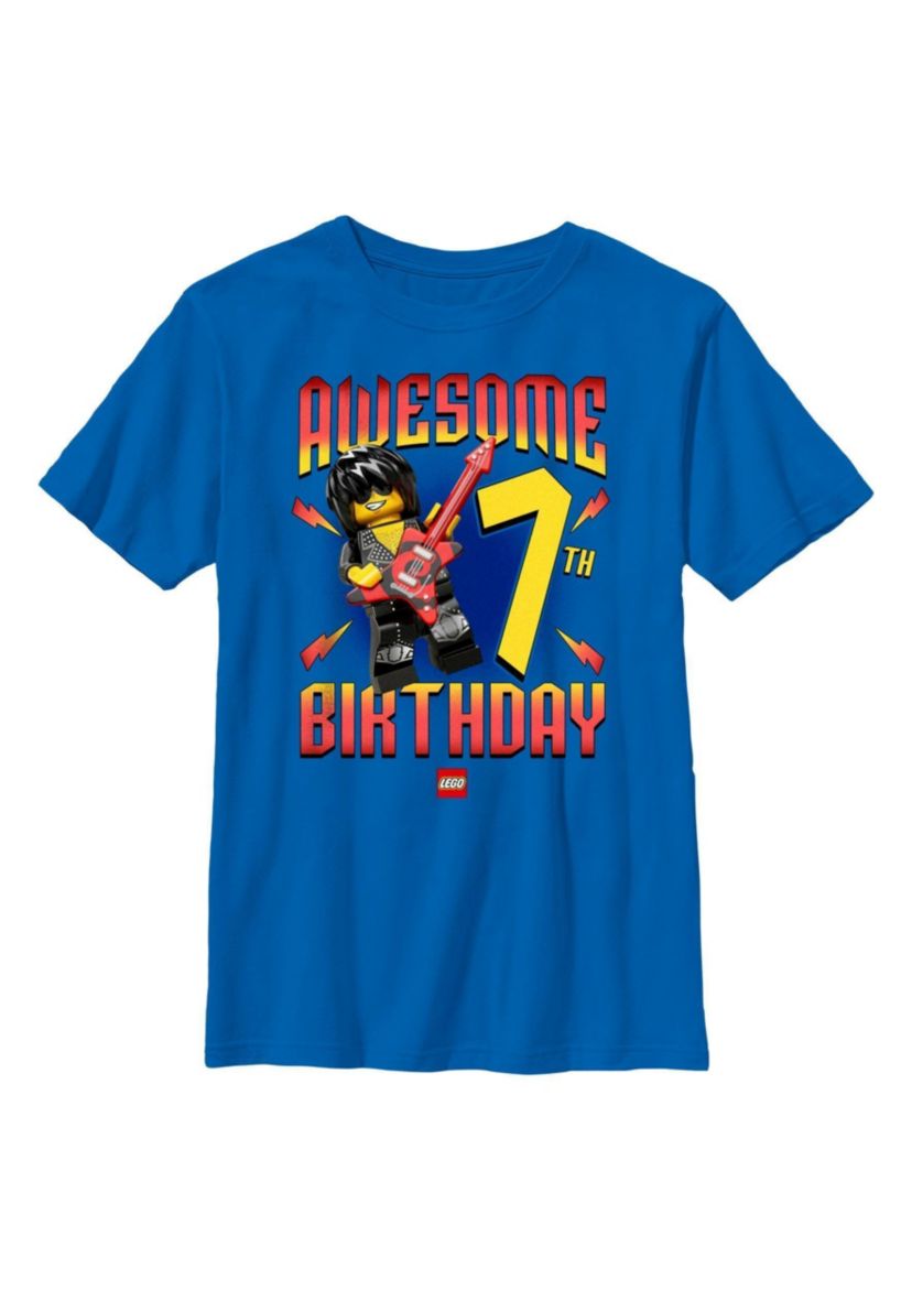 Awesome Lego Birthday 7 Graphic T-Shirt