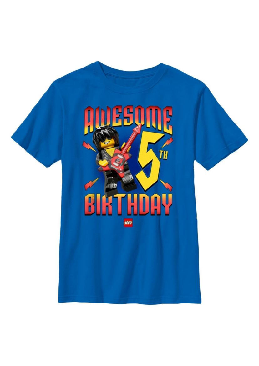 Awesome Lego Birthday 5 Graphic T-Shirt