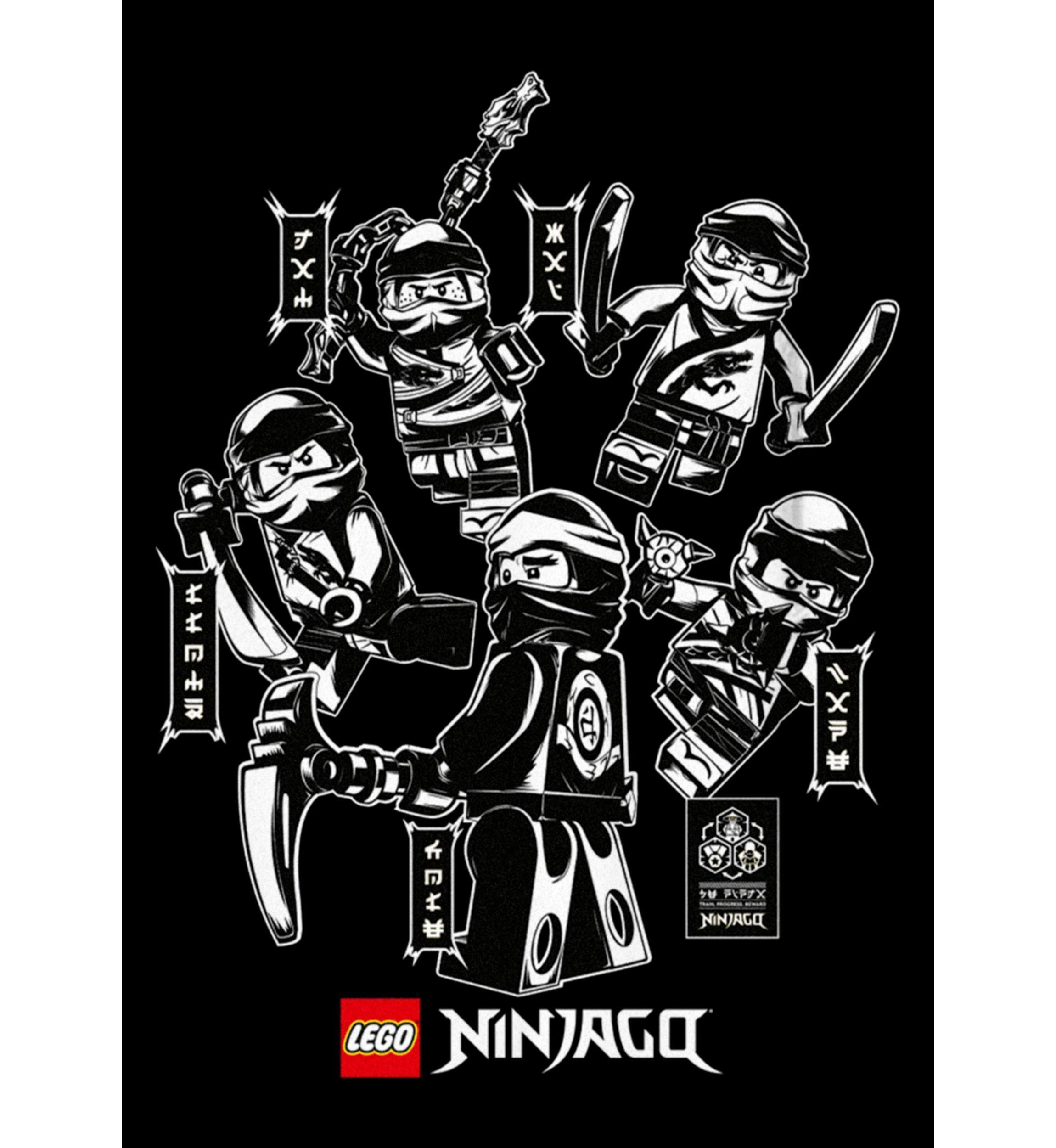 Ninja Group Graphic T-Shirt