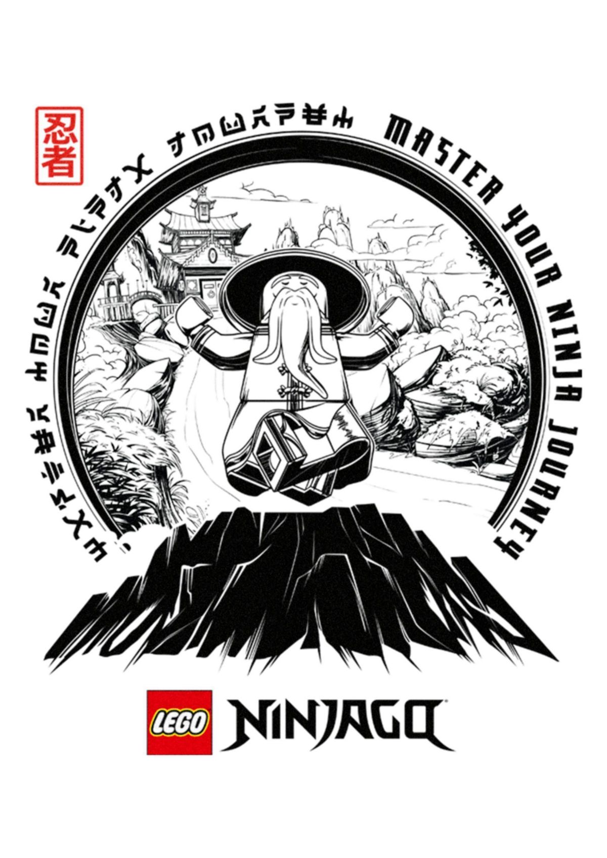 Meditation Ninjago Graphic T-Shirt