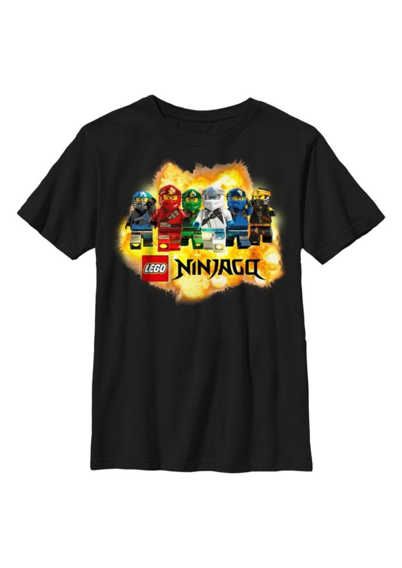Ninja Explosion Graphic T-Shirt