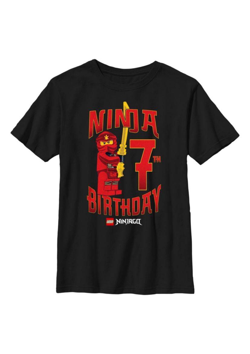 Ninja Birthday 7 Graphic T-Shirt