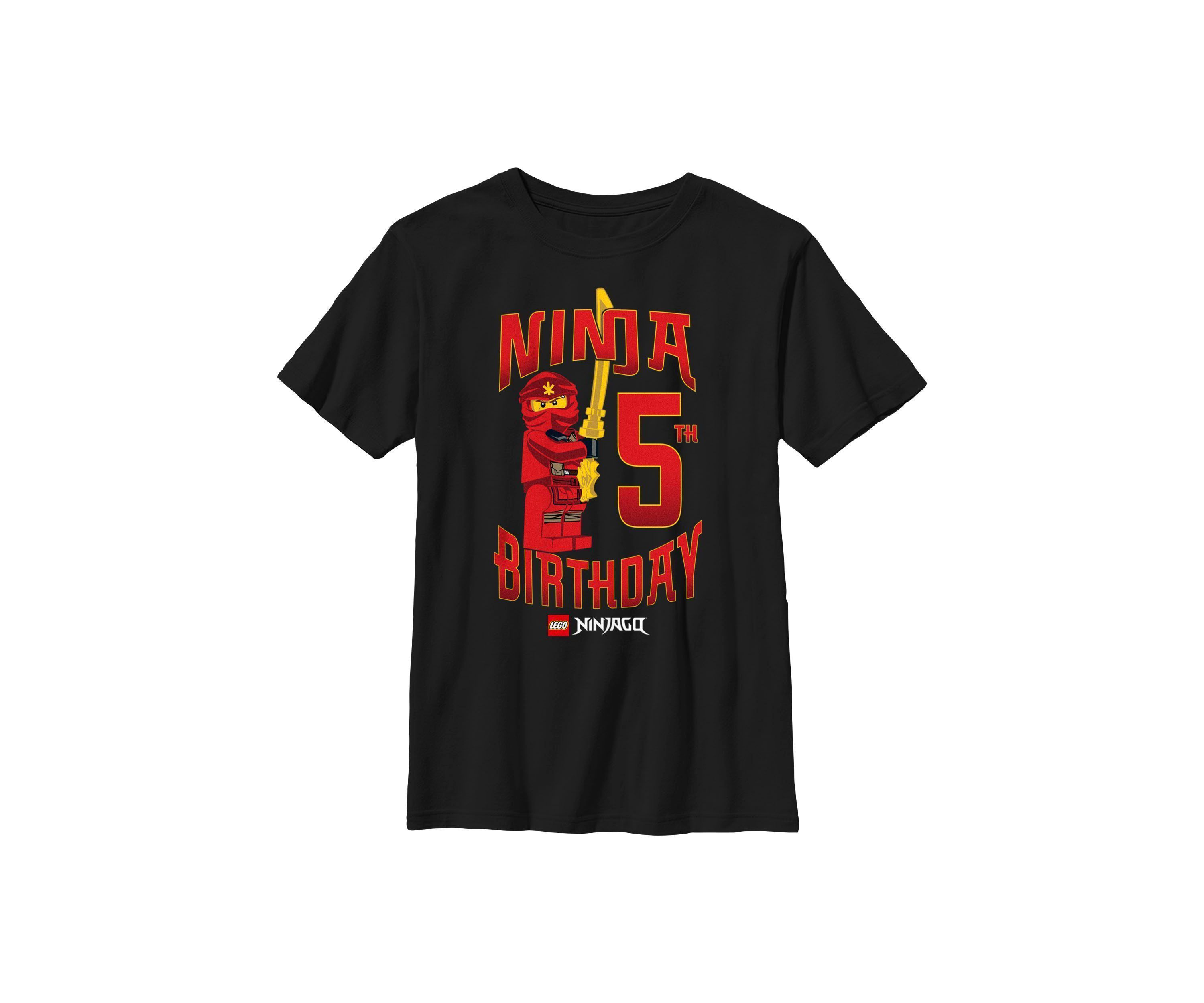 Ninja Birthday 5 Graphic T-Shirt