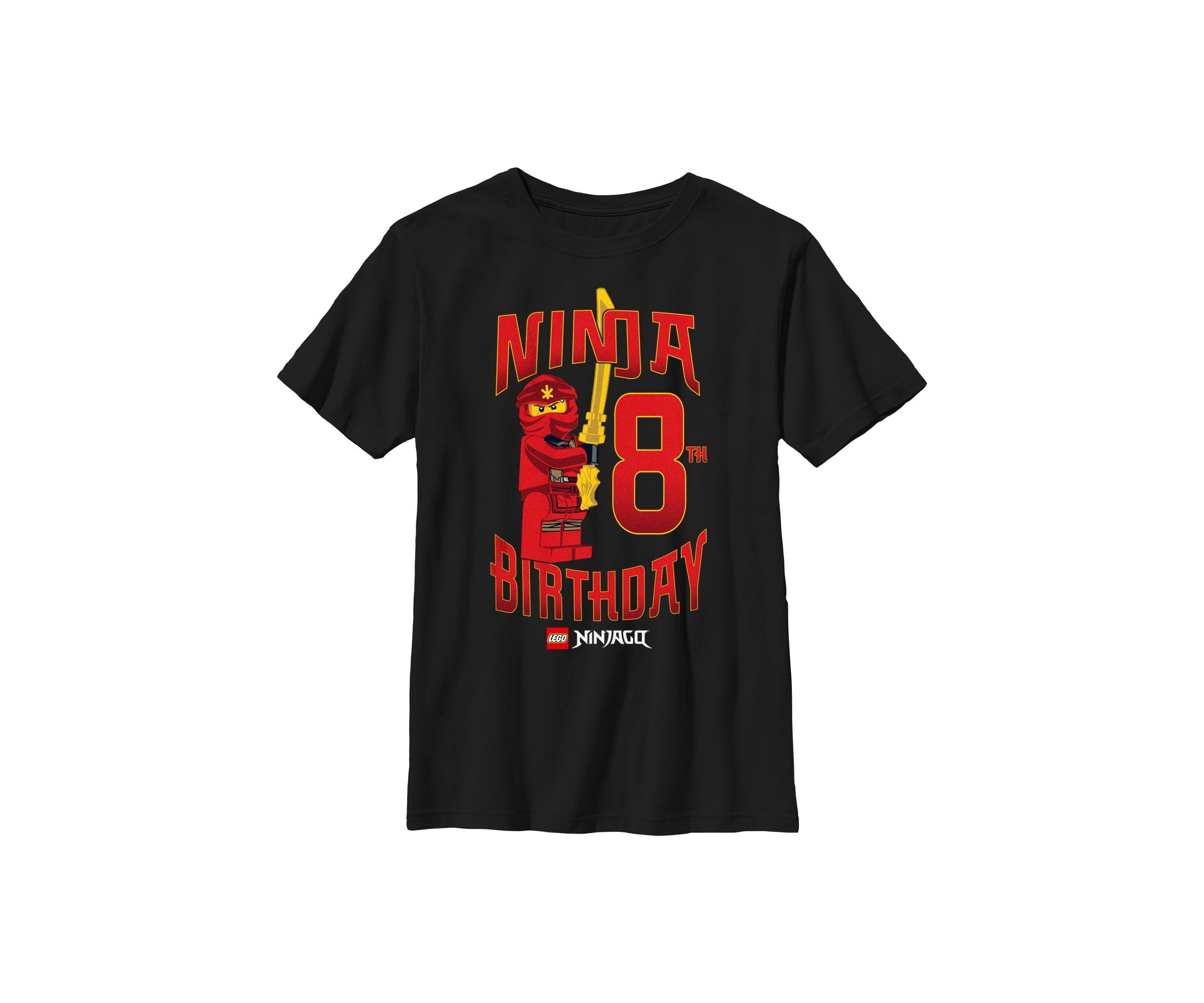 Ninja Birthday 8 Graphic T-Shirt