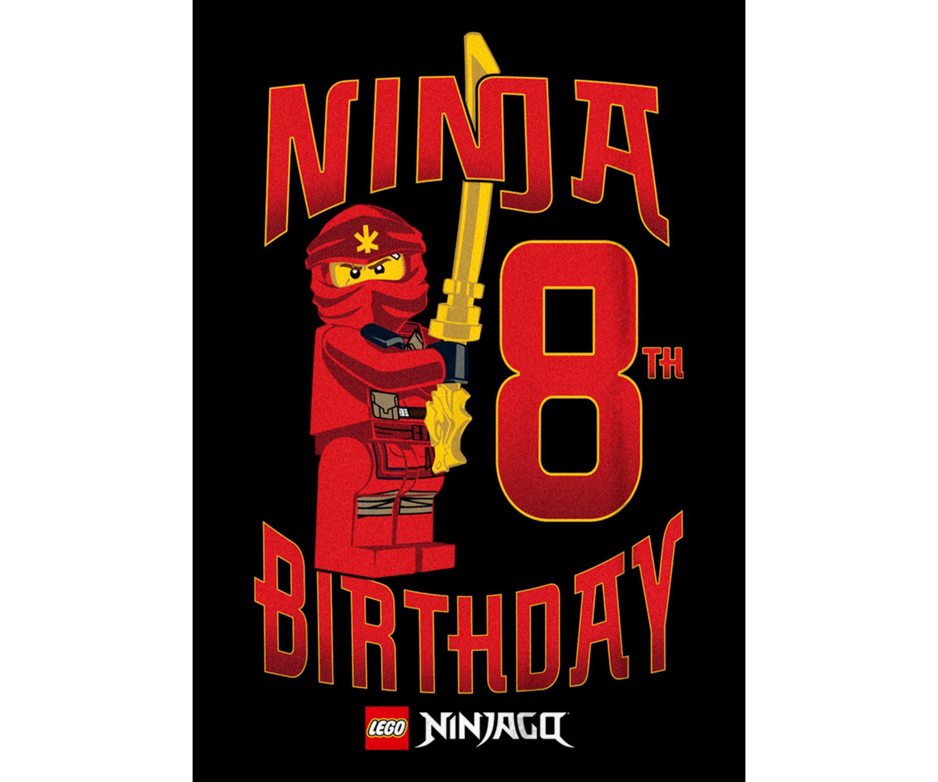 Ninja Birthday 8 Graphic T-Shirt