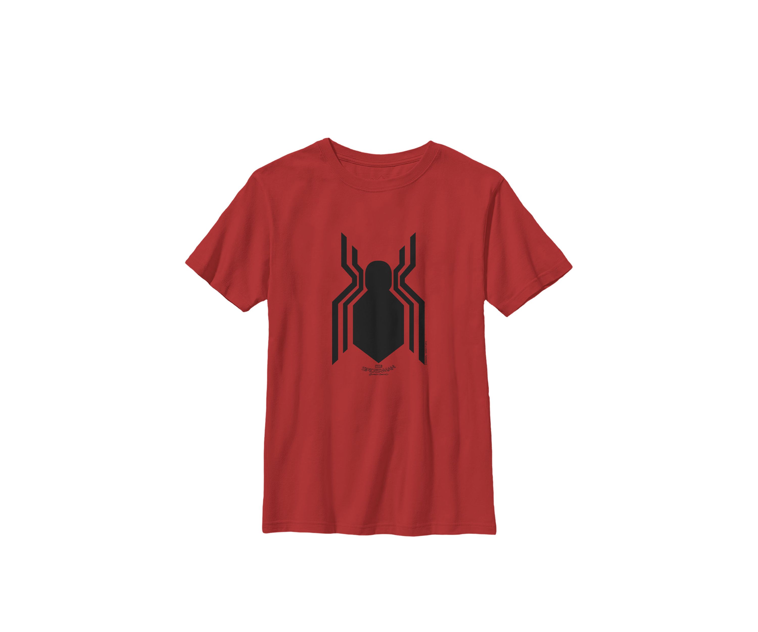 Spider-Man Homecoming Official Logo Crew Graphic T-Shirt