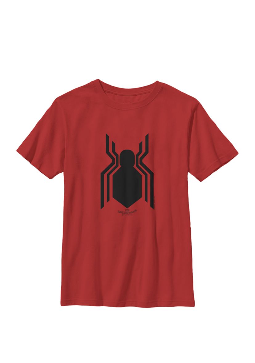 Spider-Man Homecoming Official Logo Crew Graphic T-Shirt