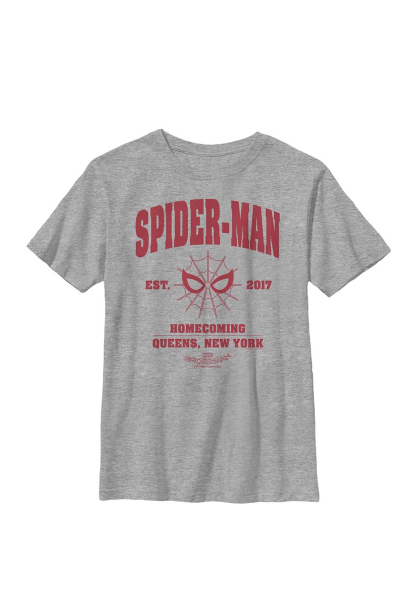 Spider-Man Homecoming Collegiate Crew Graphic T-Shirt