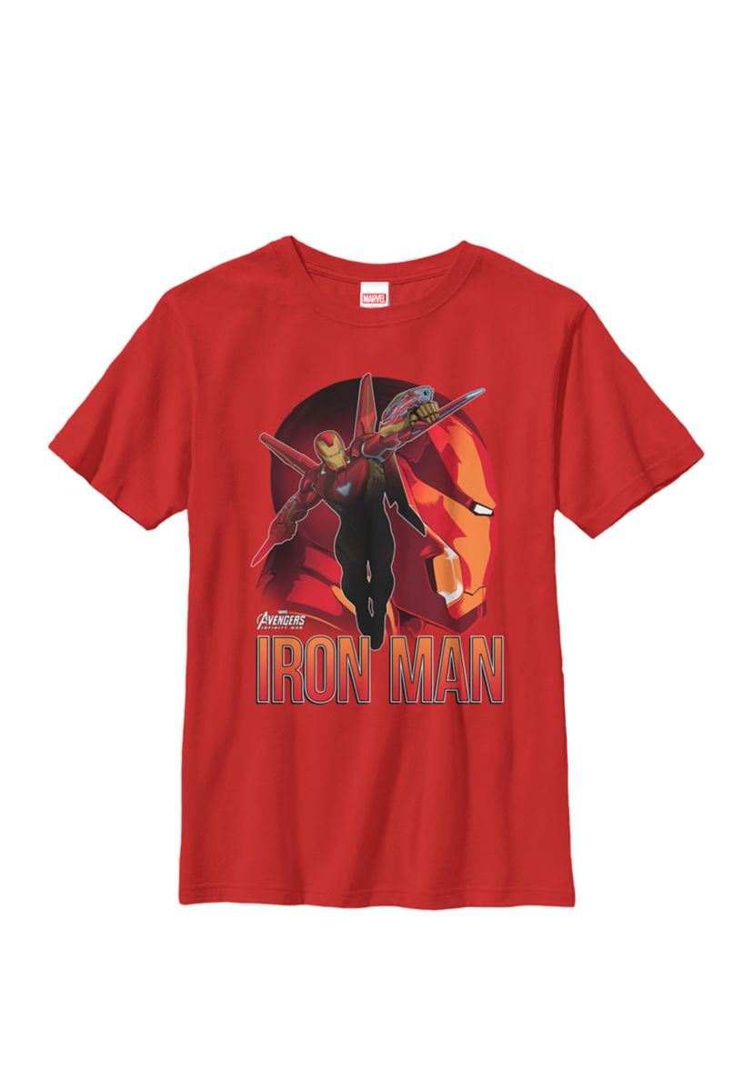  Infinity War Iron Man Profile Crew Graphic T-Shirt