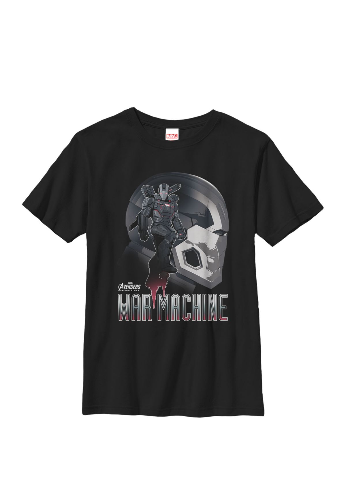 Infinity War Machine Head Profile Crew Graphic T-Shirt