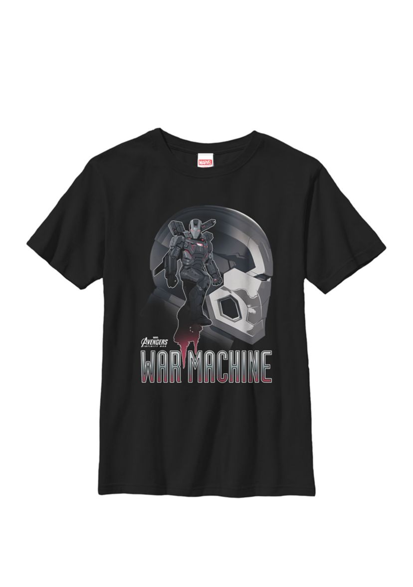 Infinity War Machine Head Profile Crew Graphic T-Shirt