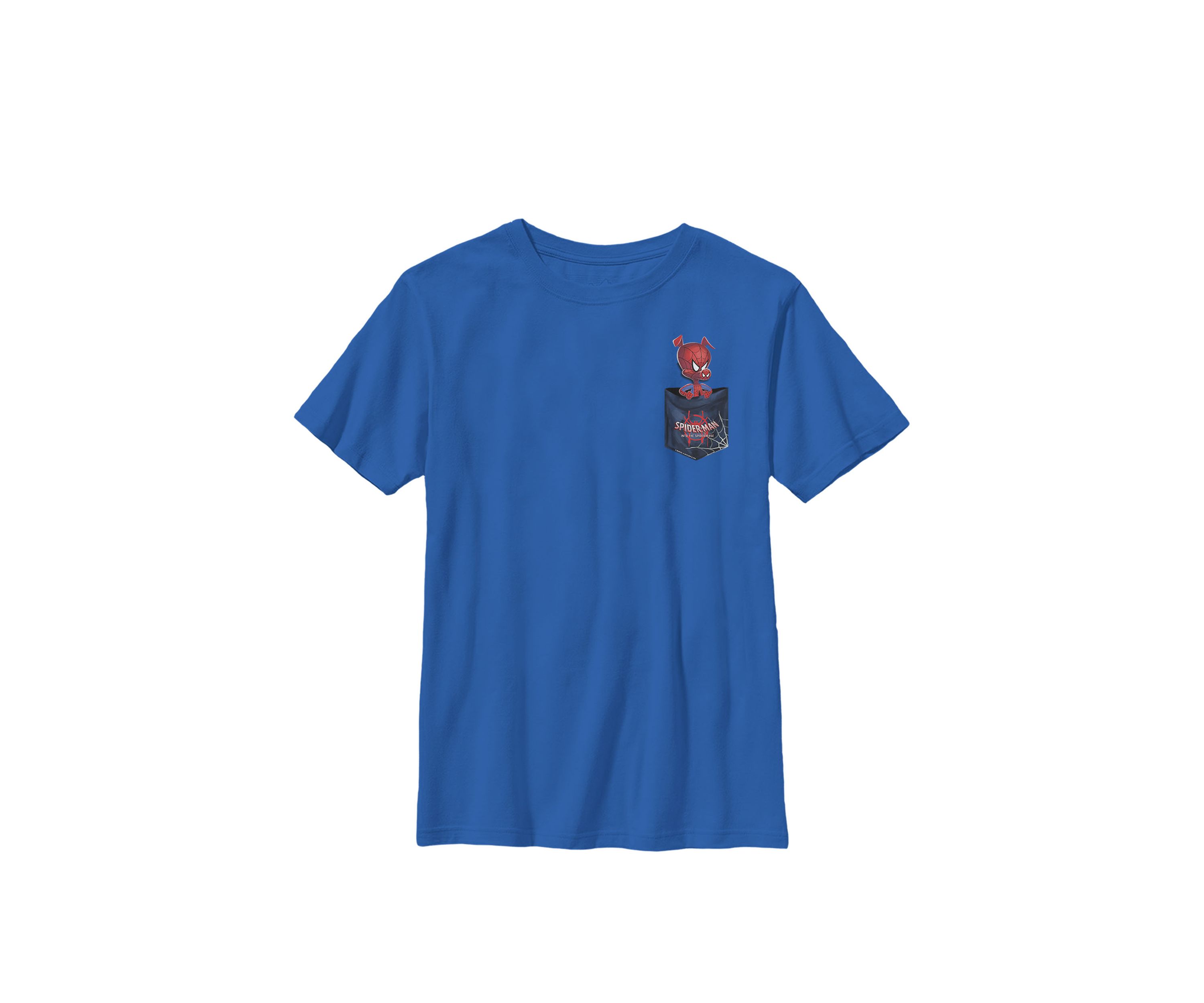  Spiderverse Spider-Ham Pocket Crew Graphic T-Shirt
