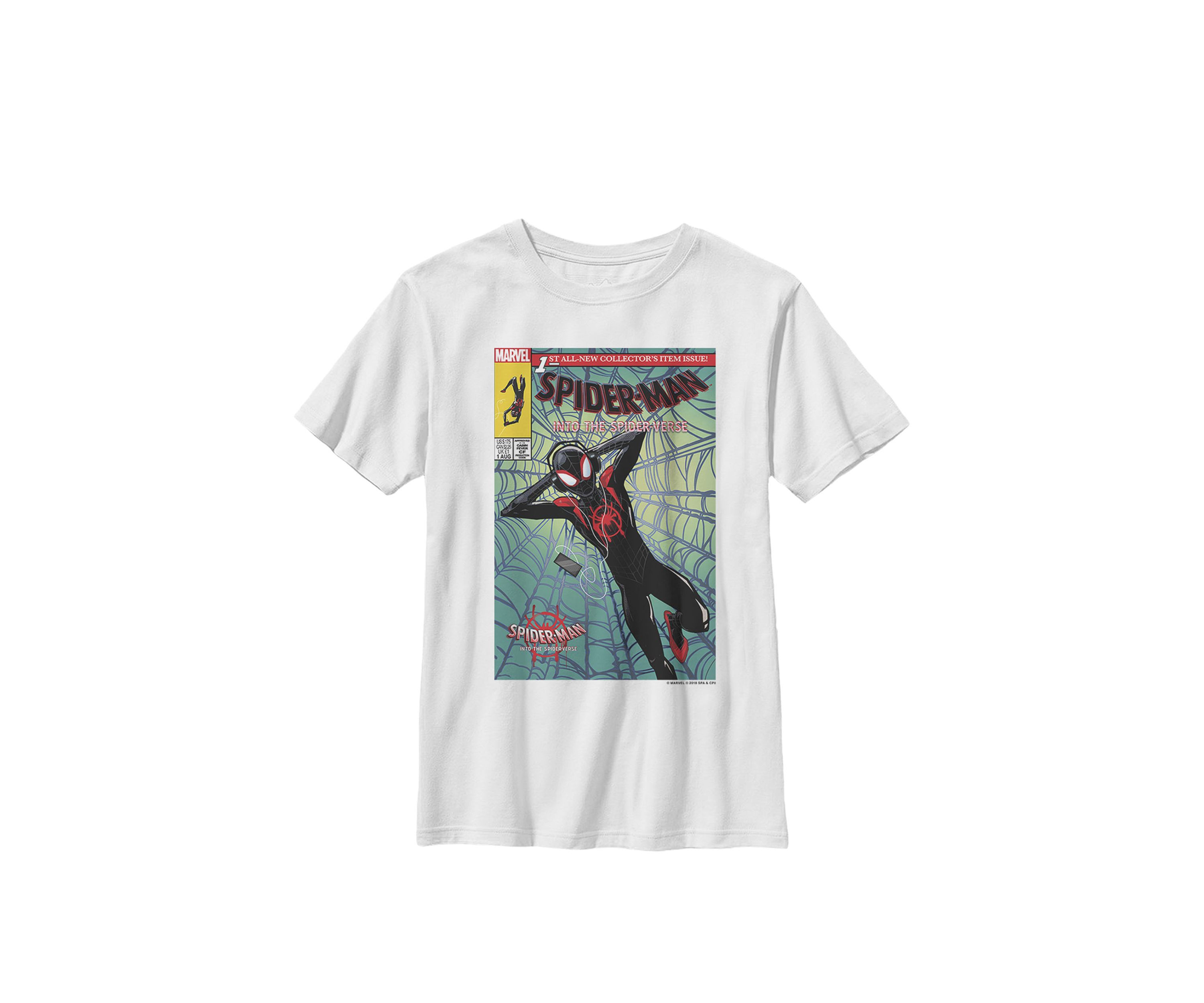  Spiderverse Collectors Comic Cover Crew Graphic T-Shirt