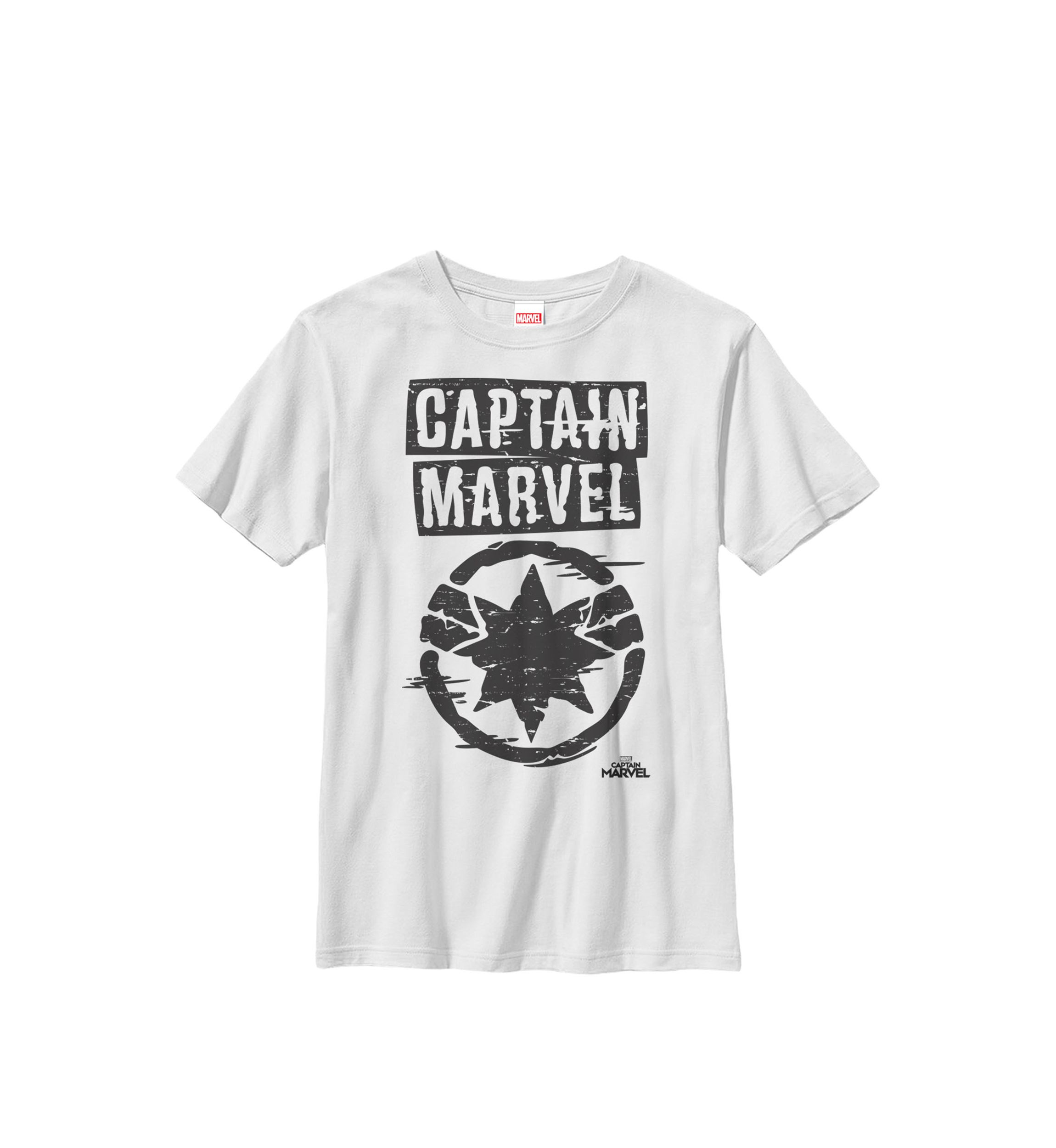  Captain Painted Circle Logo Crew Graphic T-Shirt
