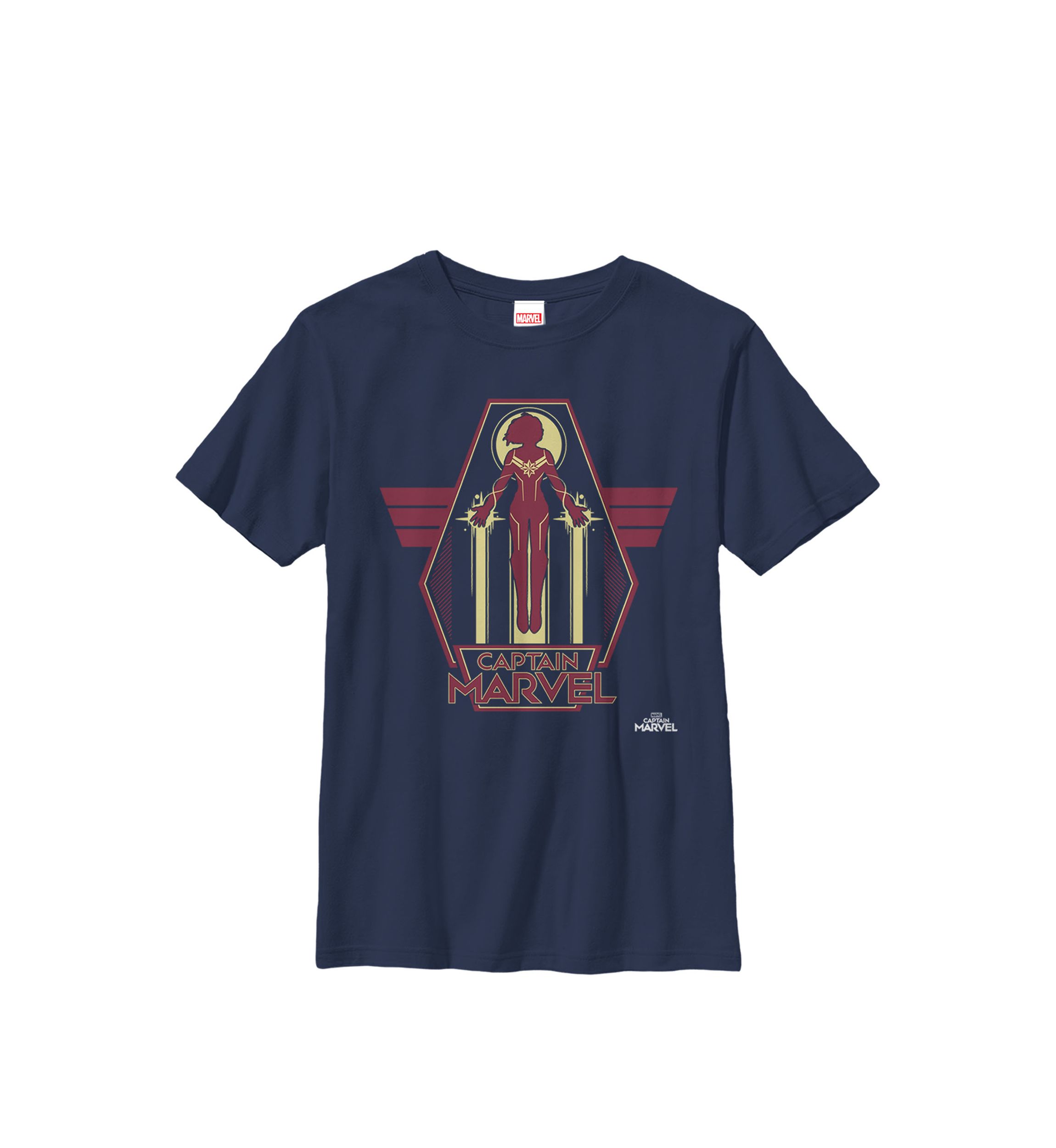  Captain Red Yellow Flight Powers Crew Graphic T-Shirt