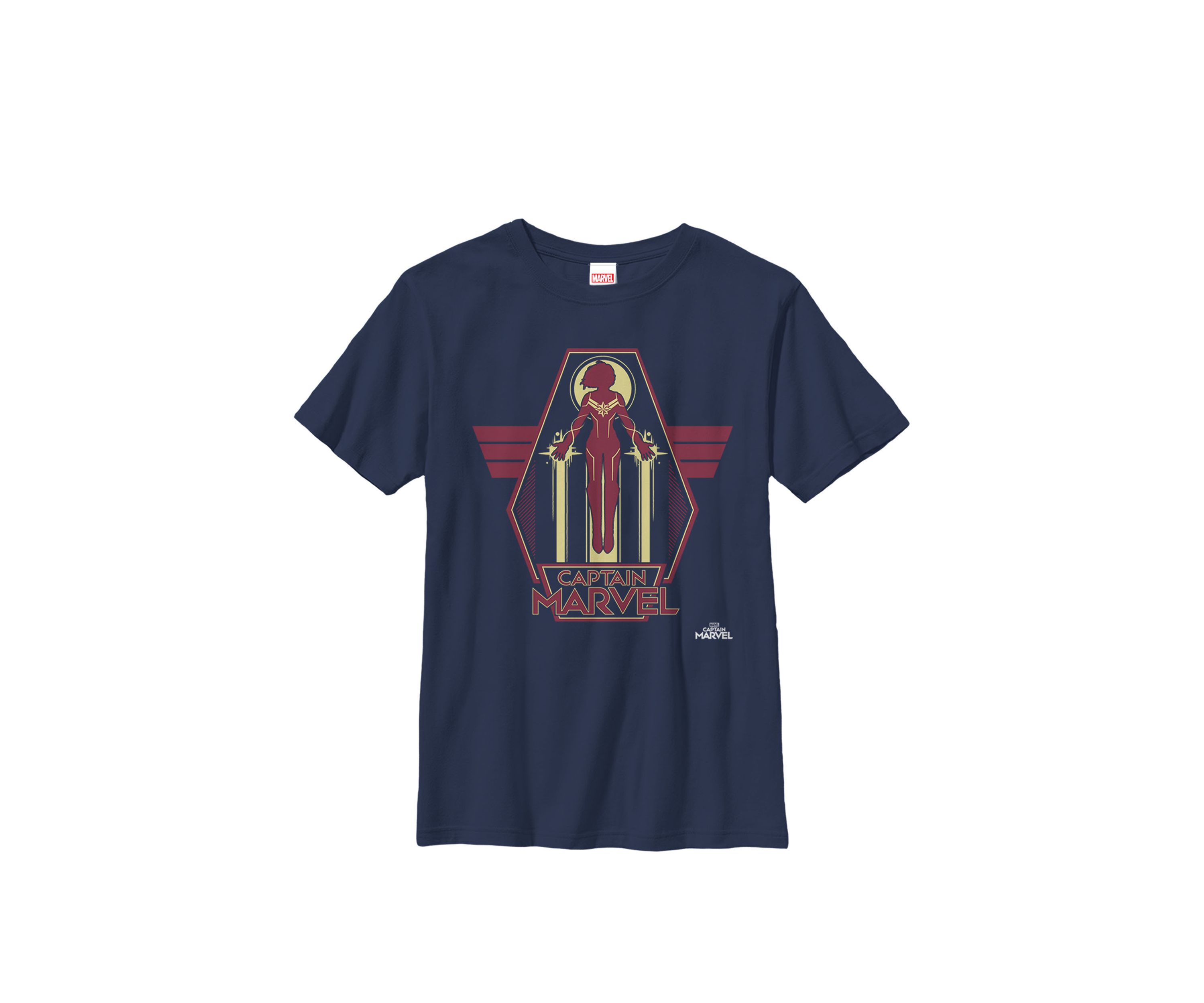  Captain Red Yellow Flight Powers Crew Graphic T-Shirt