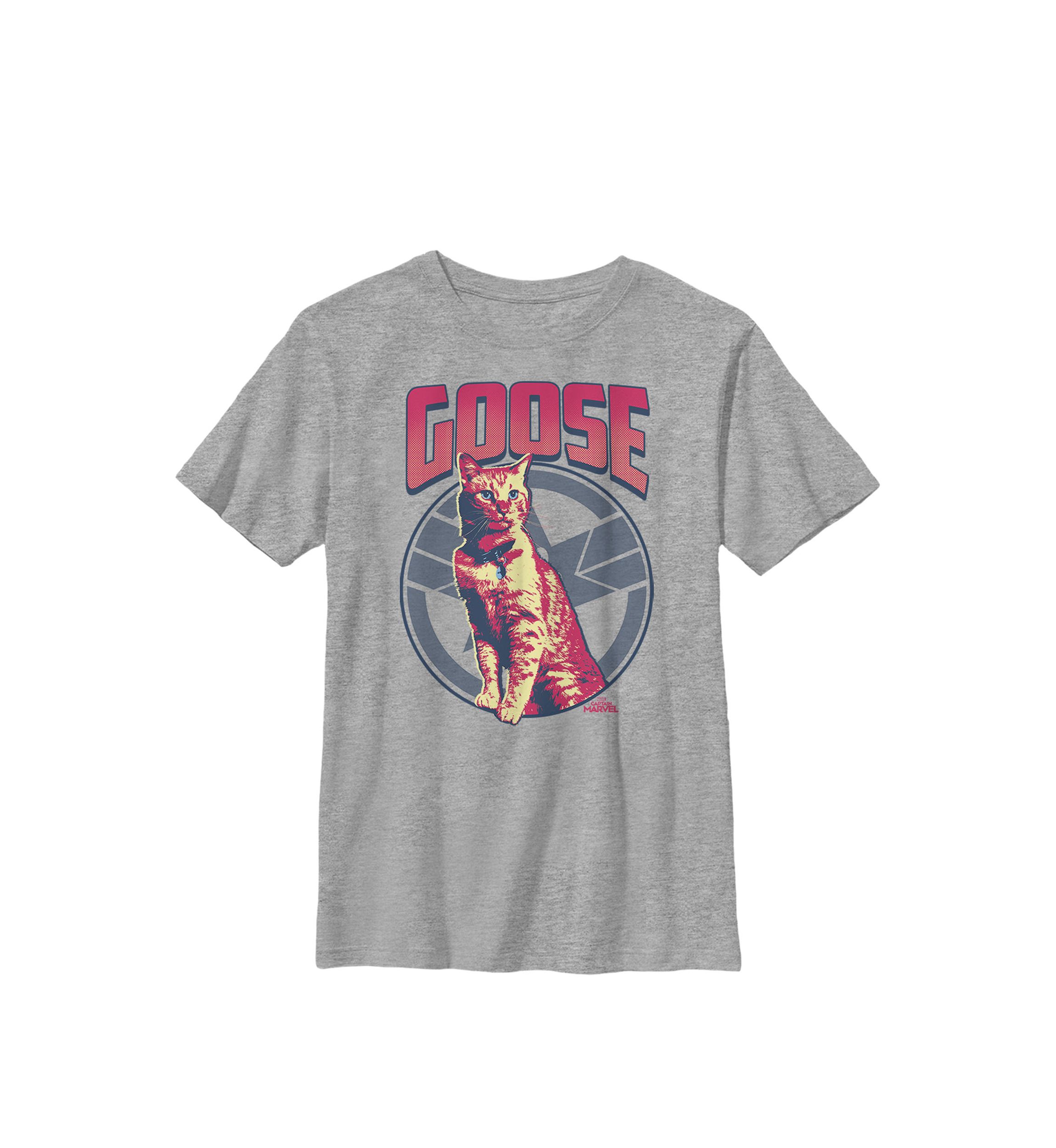 Captain Goose Tonal Portrait Symbol Crew Graphic T-Shirt