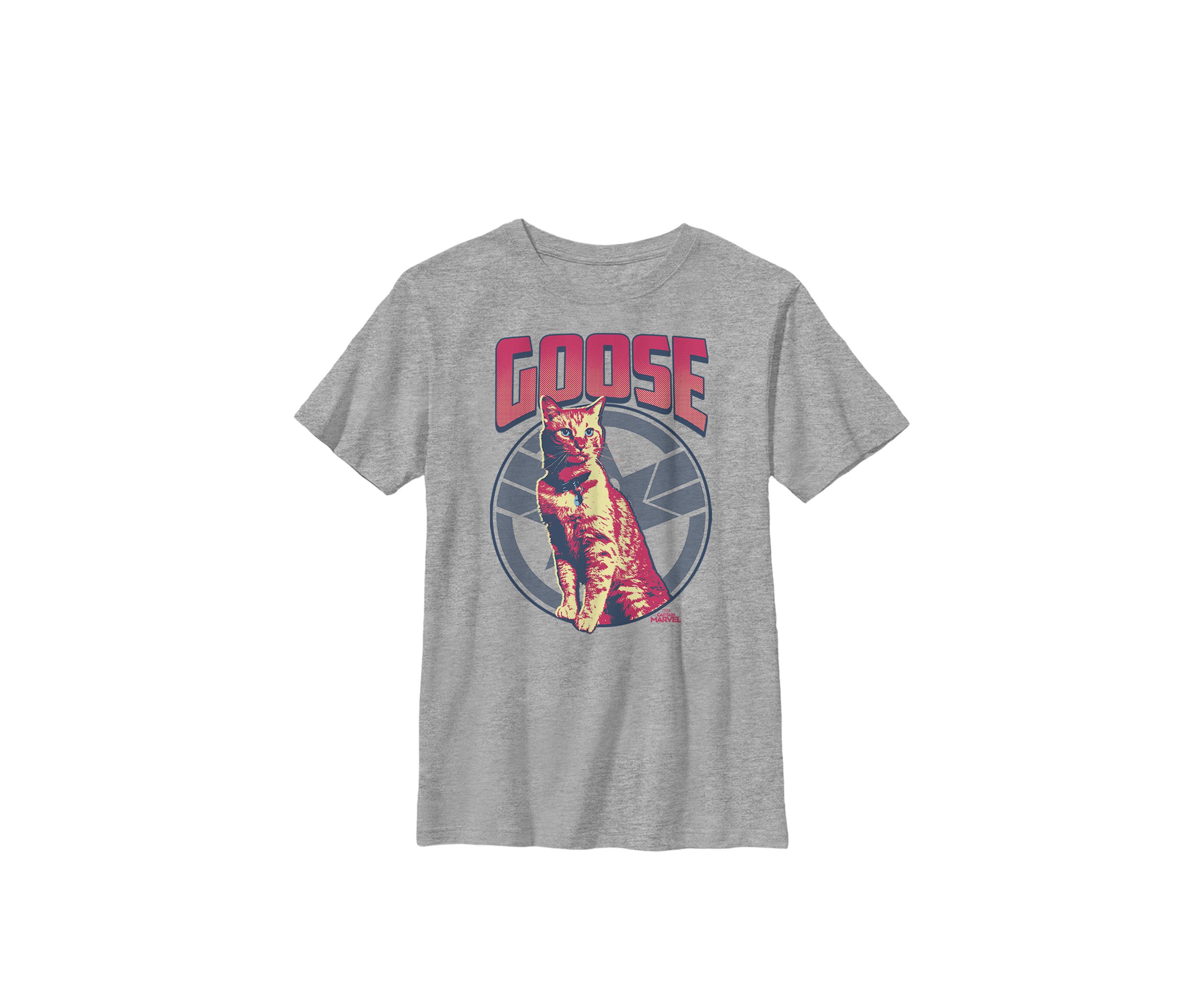 Captain Goose Tonal Portrait Symbol Crew Graphic T-Shirt
