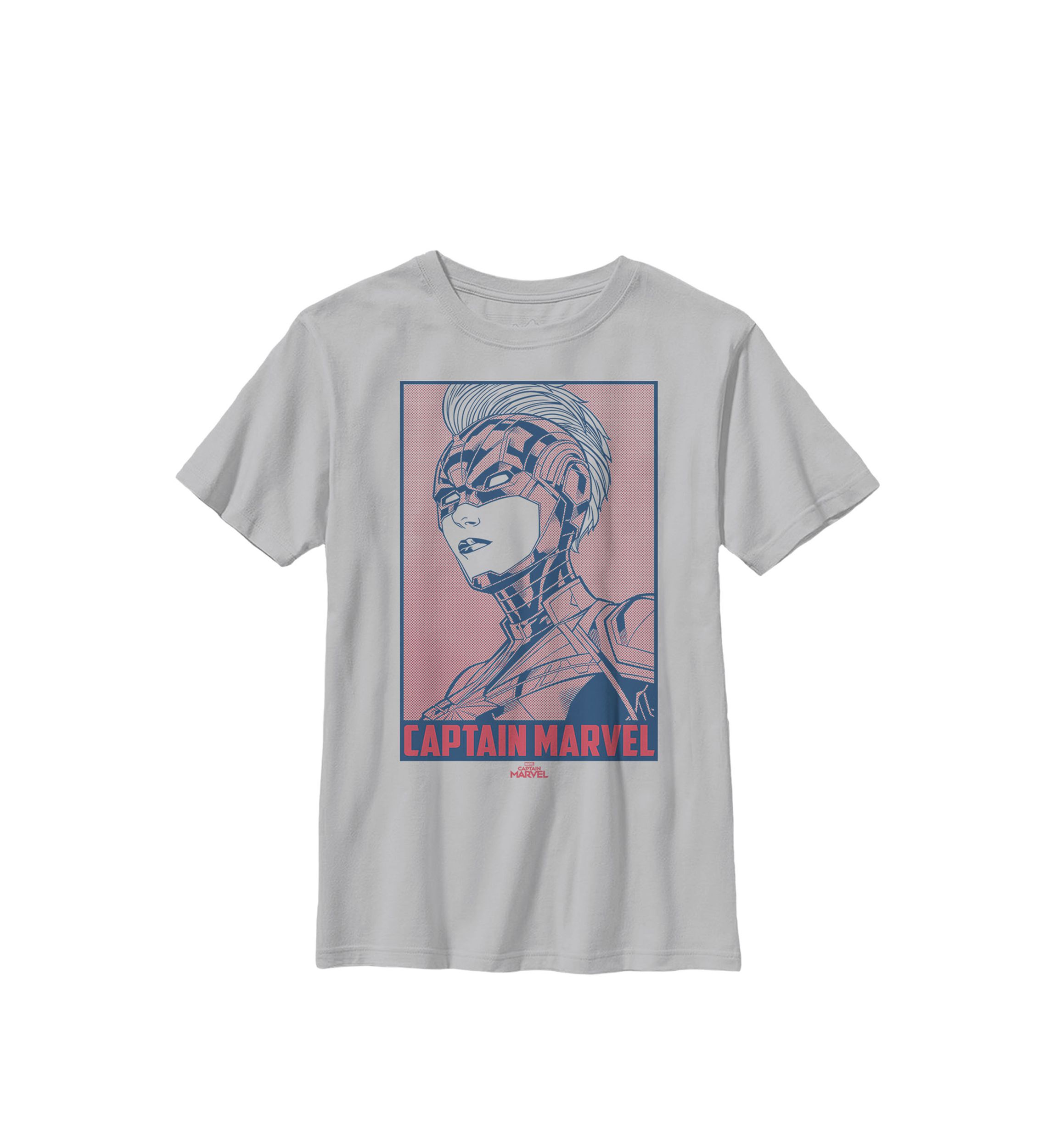 Boys 8-20 Captain Portrait Red Dot Build Up Graphic T-Shirt