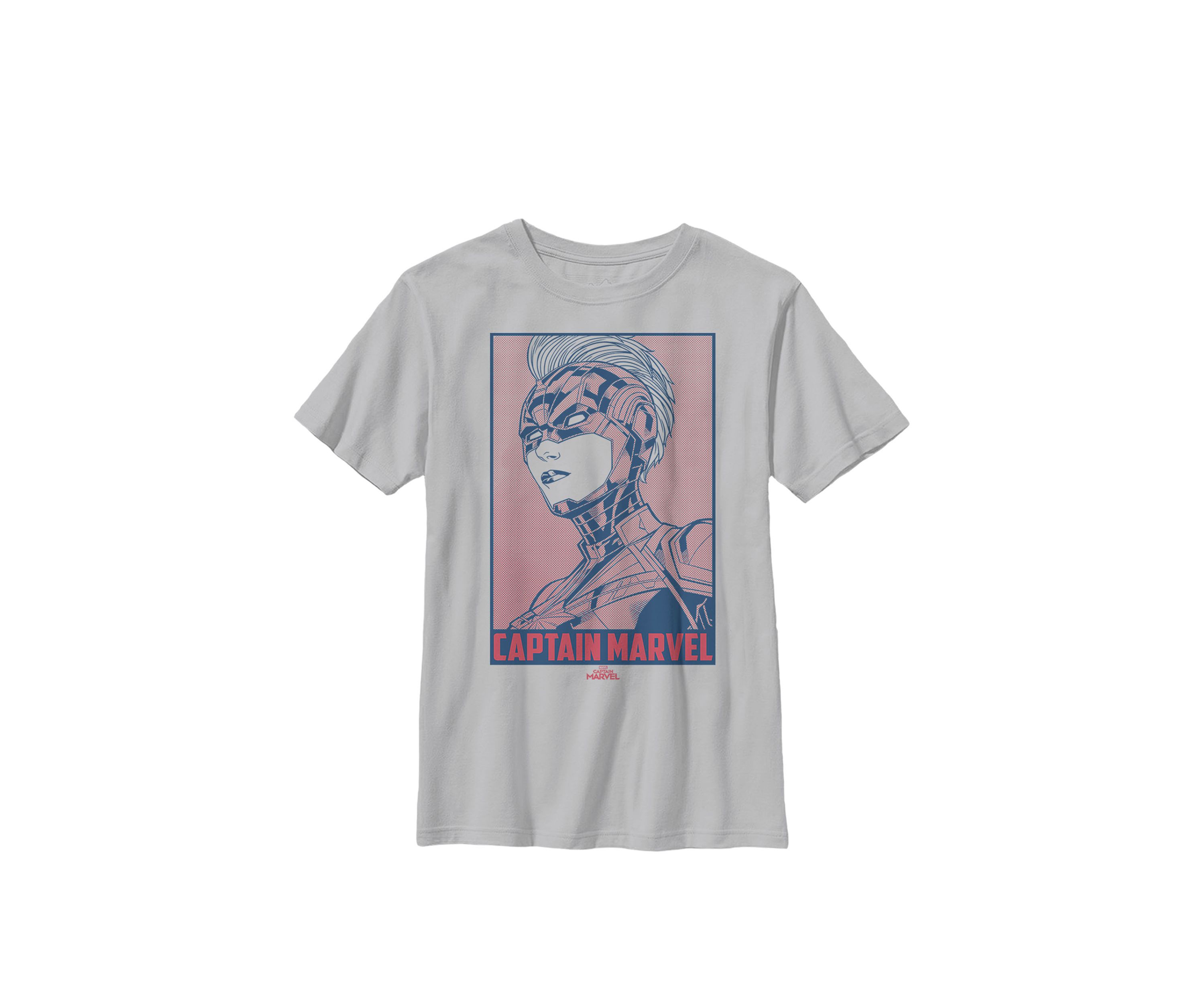 Boys 8-20 Captain Portrait Red Dot Build Up Graphic T-Shirt