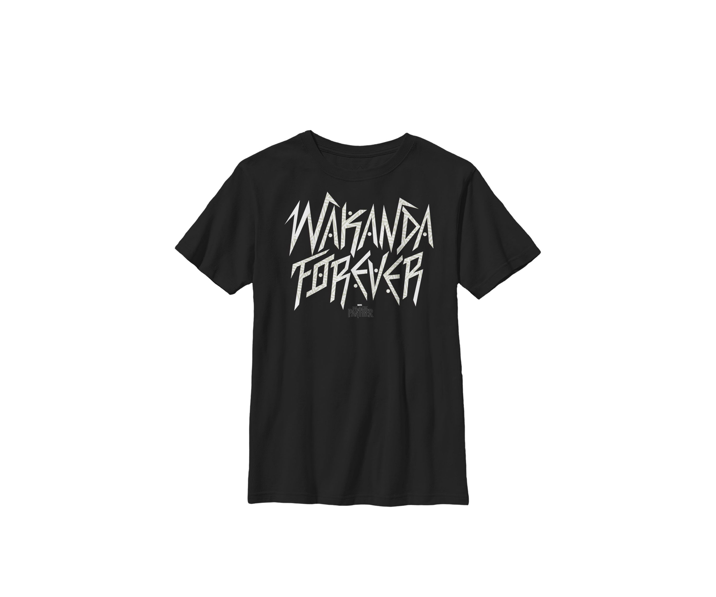 Boys 8-20 Black Panther Wakanda Forever Jagged Letters Graphic T-Shirt