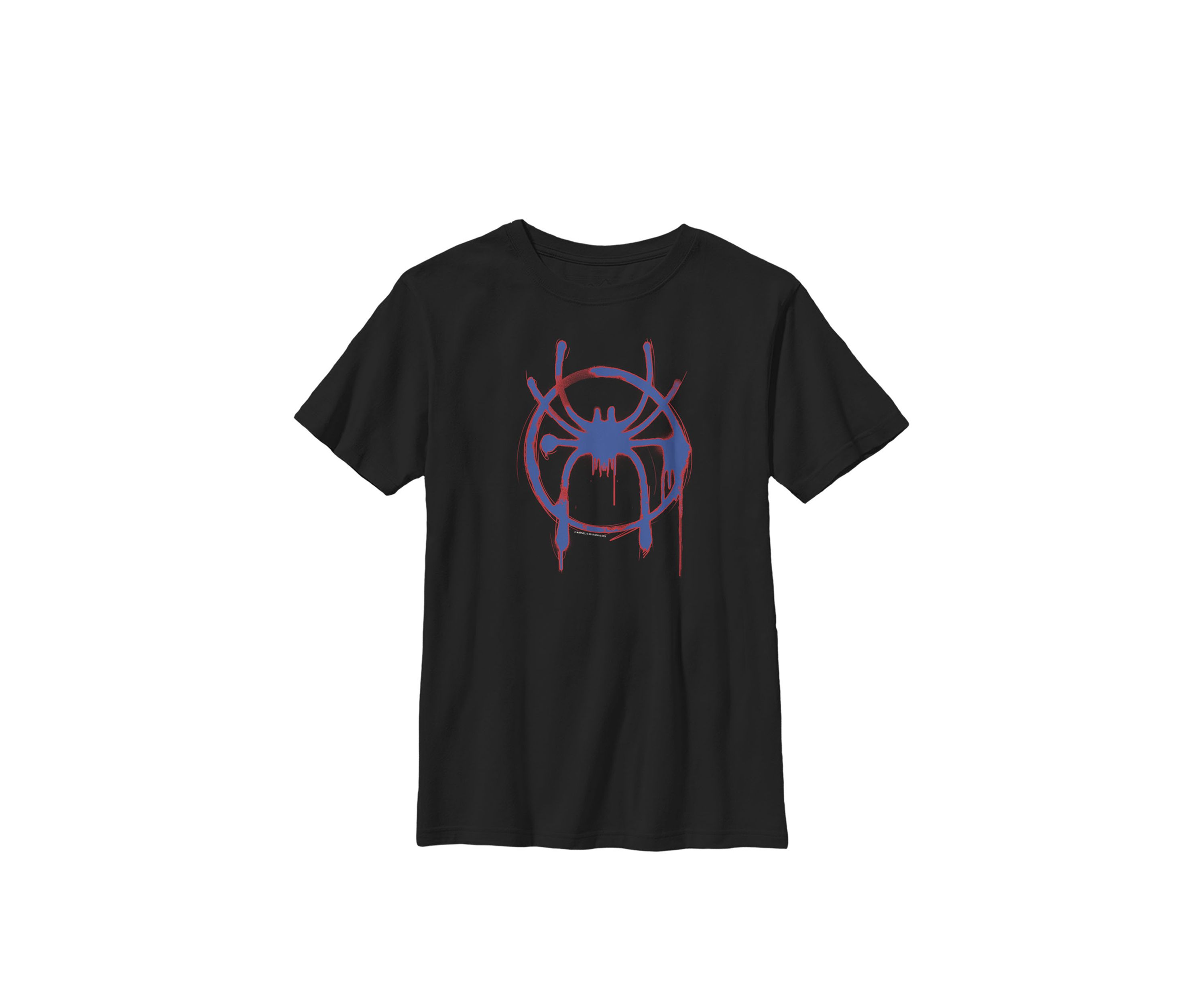 Red and Blue Graphic T-Shirt