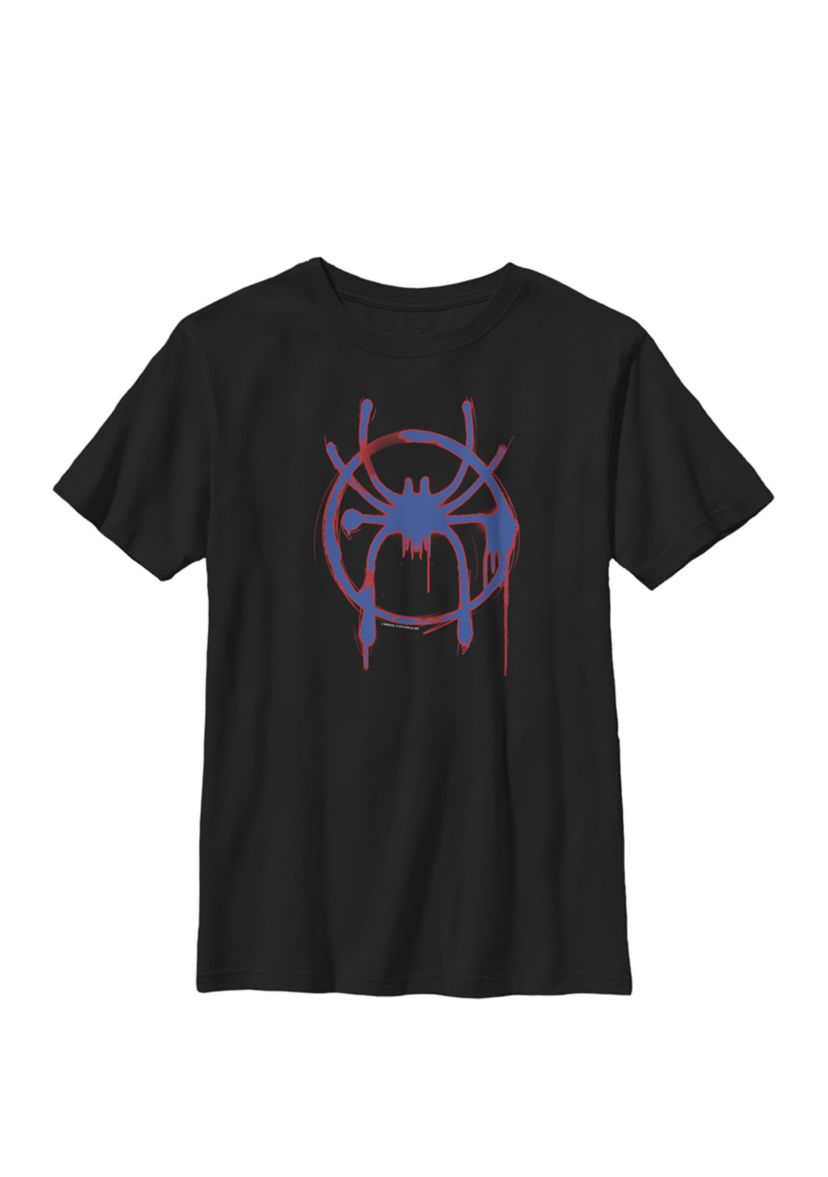 Red and Blue Graphic T-Shirt