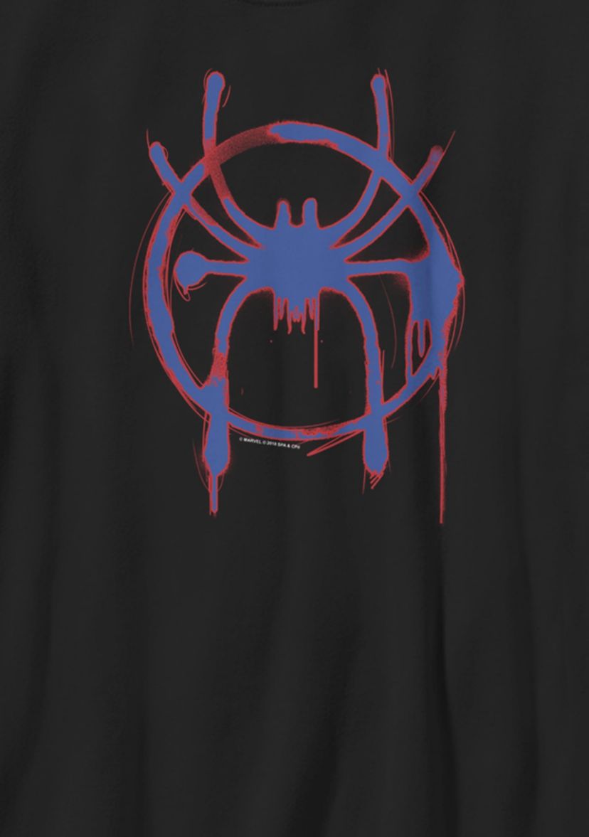 Red and Blue Graphic T-Shirt
