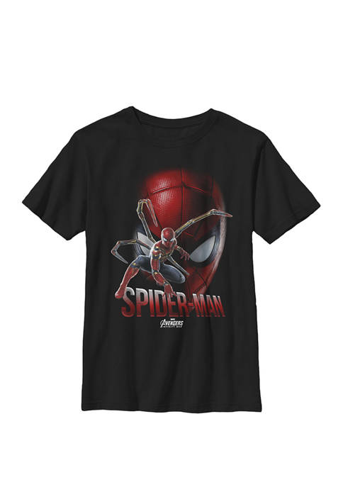 Boys 8-20 Infinity War Spider-Man Game Face Graphic T-Shirt 
