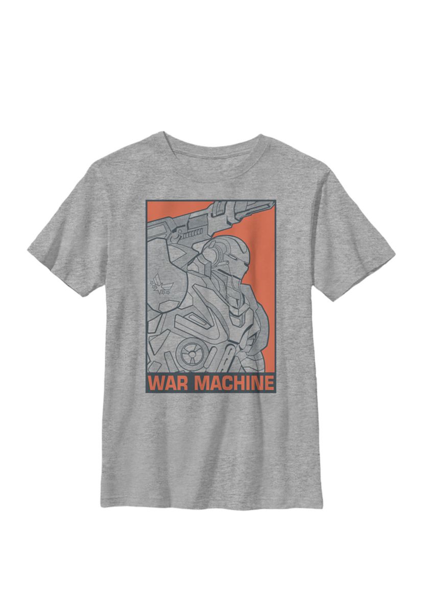 Boys 8-20 Avengers Endgame War Machine Pop Art Graphic T-Shirt