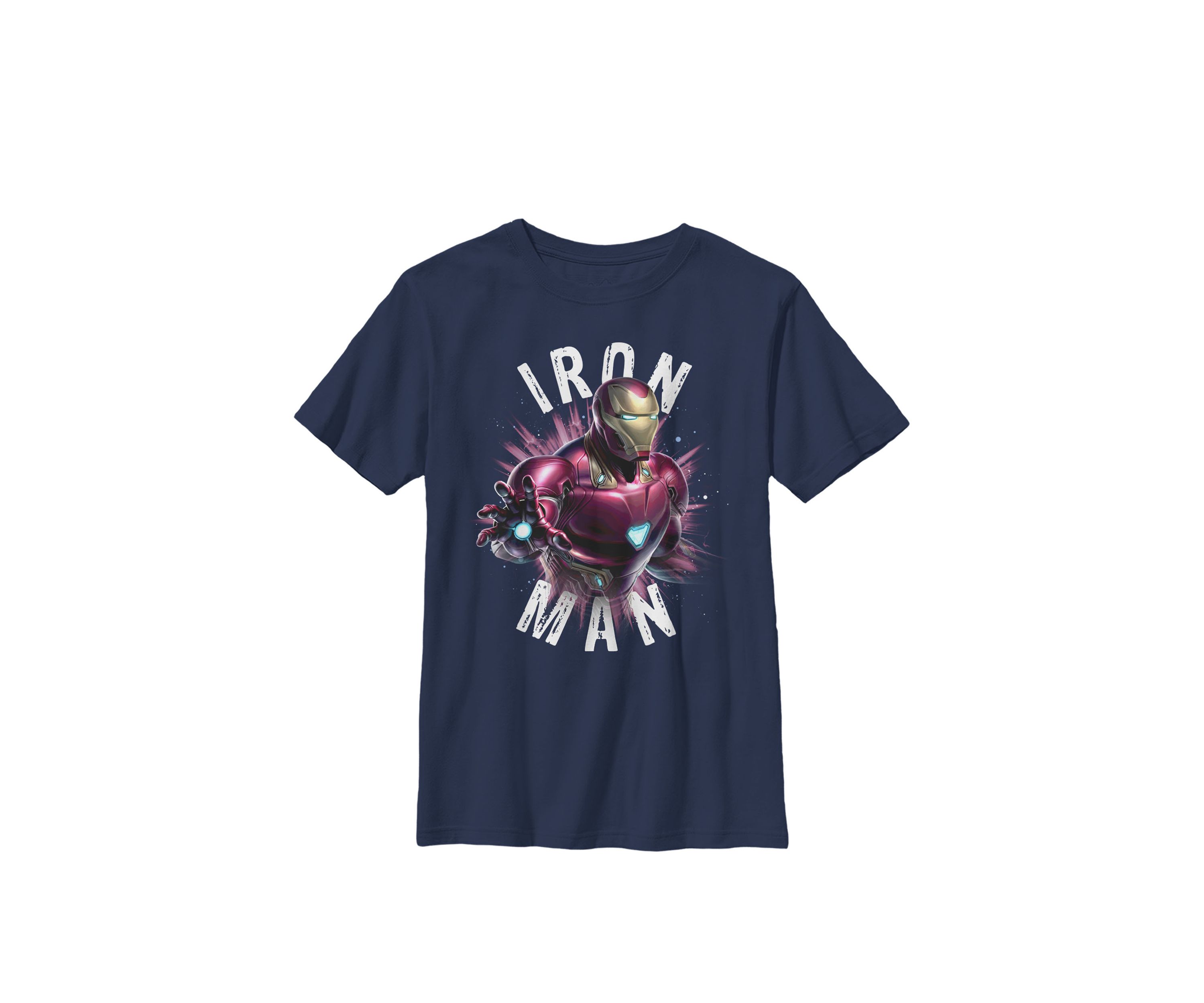 Boys 8-20 Avengers Endgame Iron Man Space Poster Graphic T-Shirt