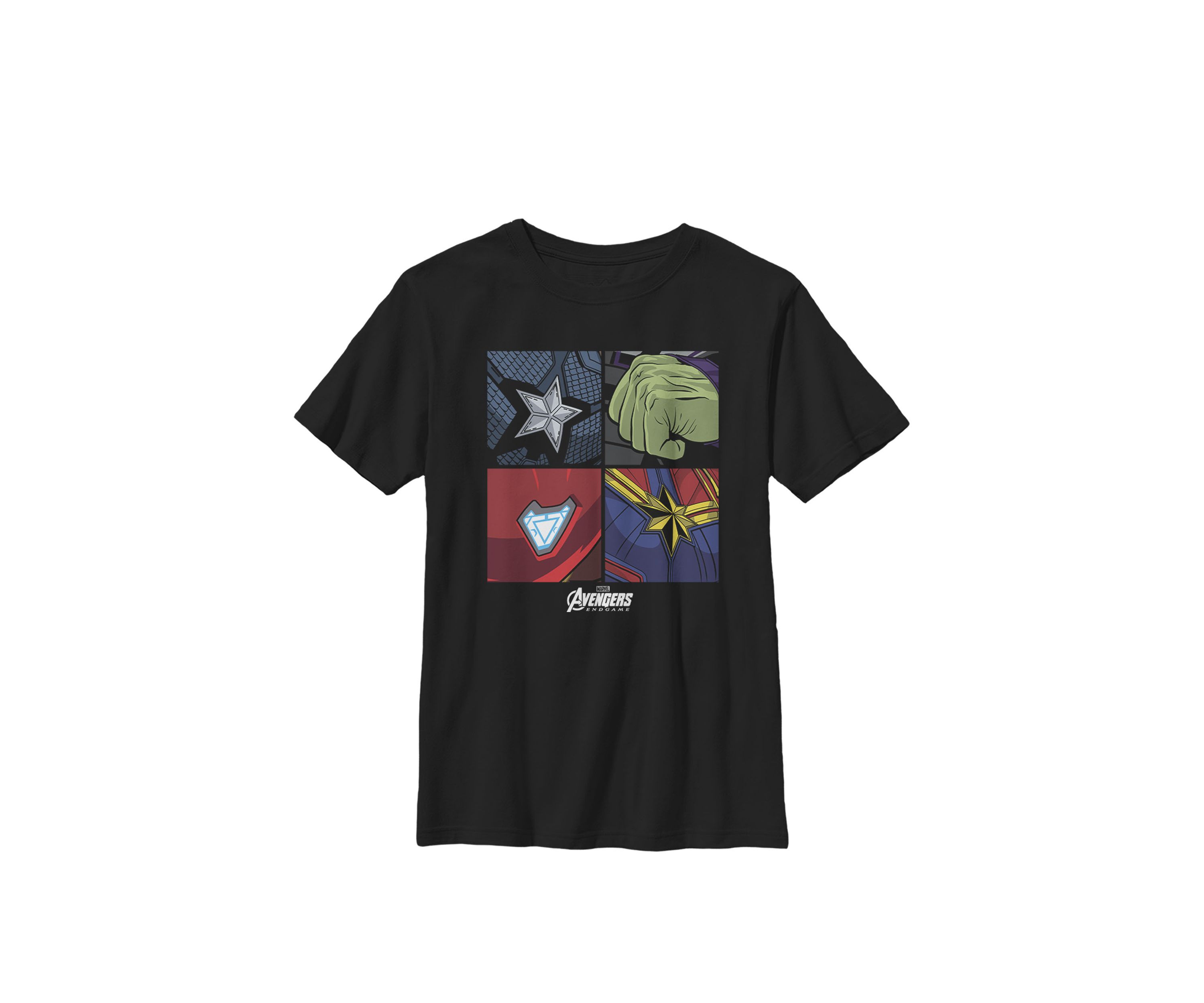 Boys 8-20 Hero Emblem Quad Panel Poster Crew Neck T-Shirt