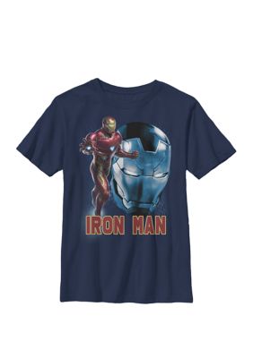 A Bugs Life Boys 8-20 Avengers Endgame Iron Man Side Profile Graphic T-Shirt