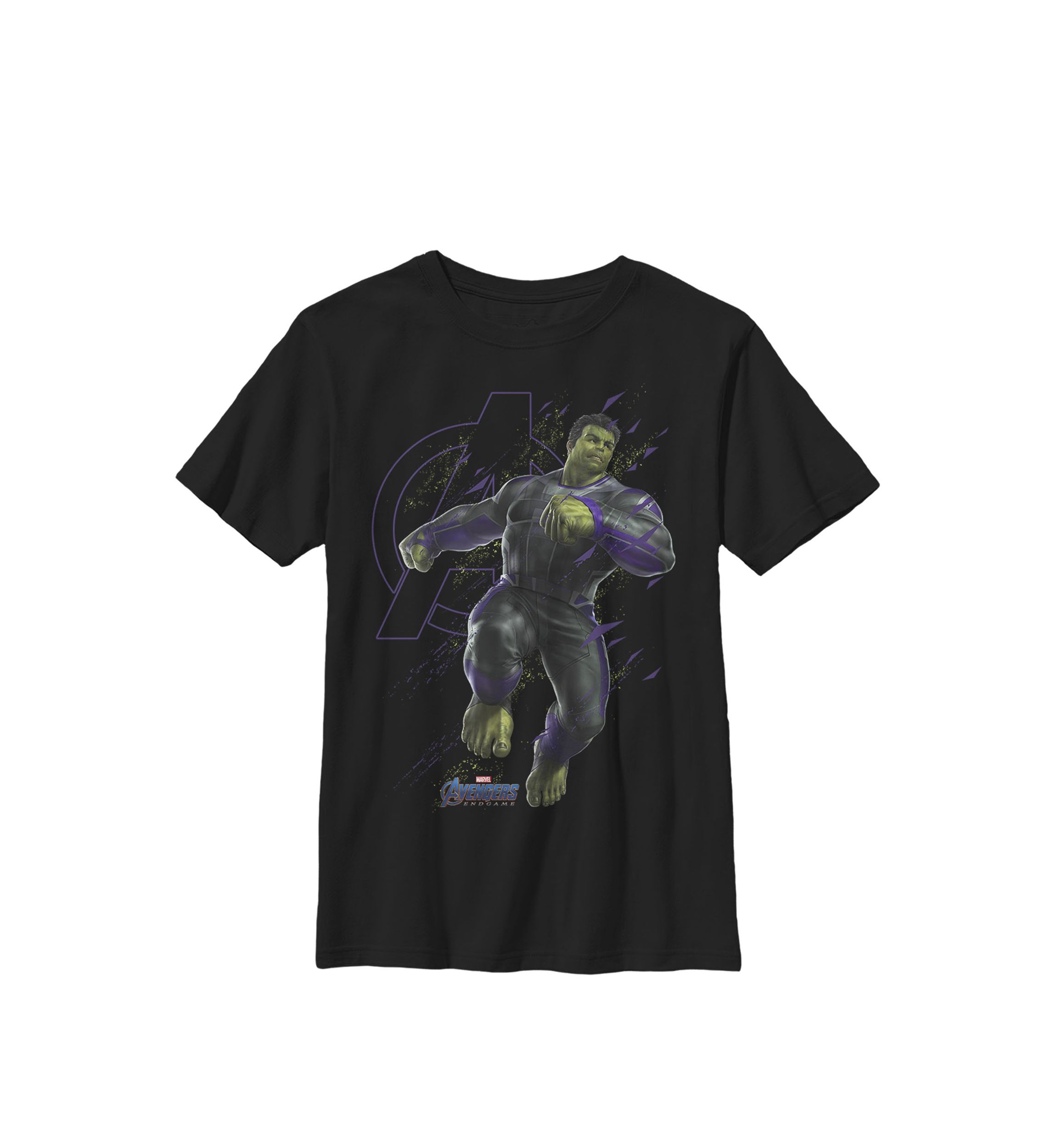 Boys 8-20 Avengers Endgame Hulk Logo Graphic T-Shirt