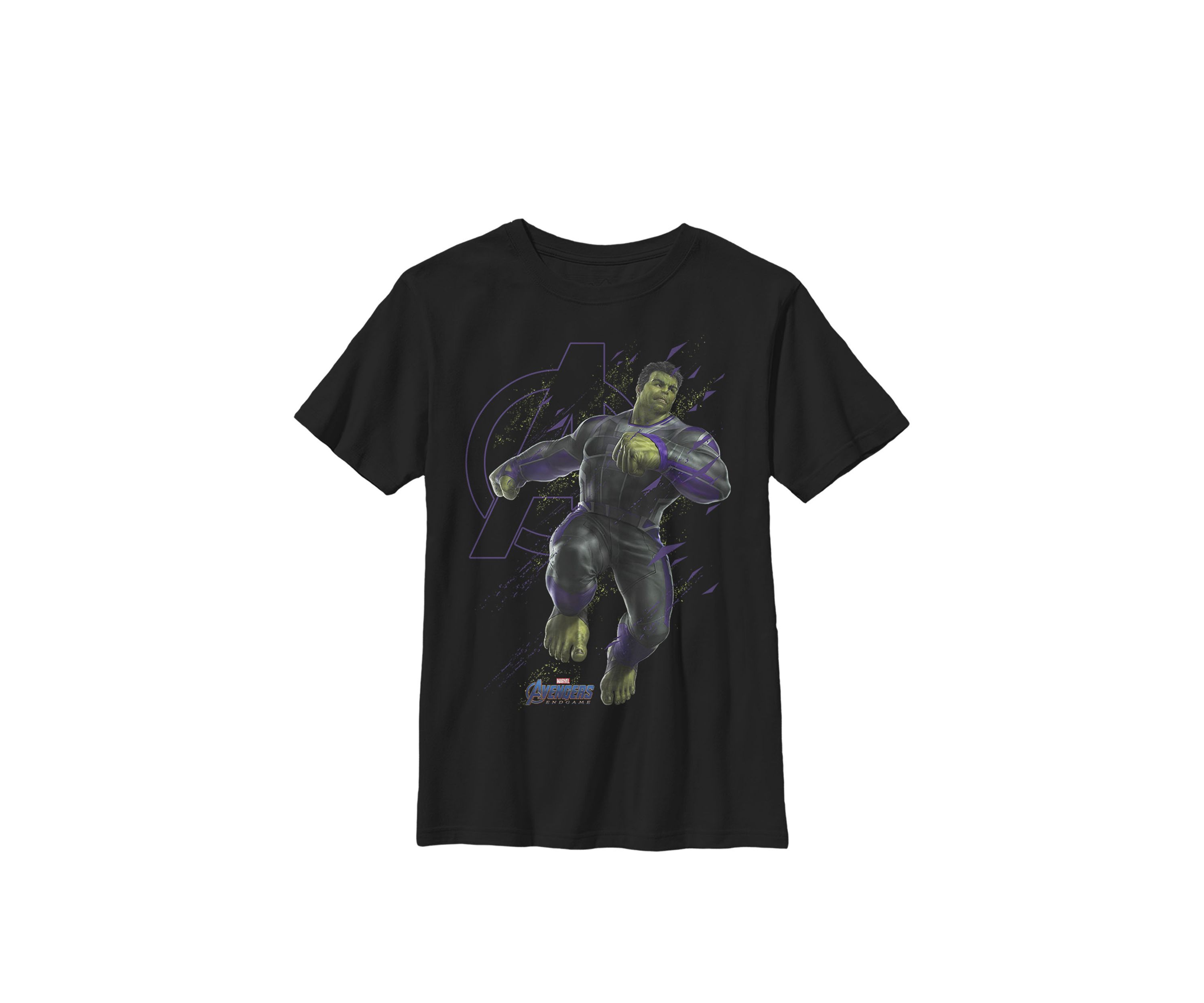 Boys 8-20 Avengers Endgame Hulk Logo Graphic T-Shirt