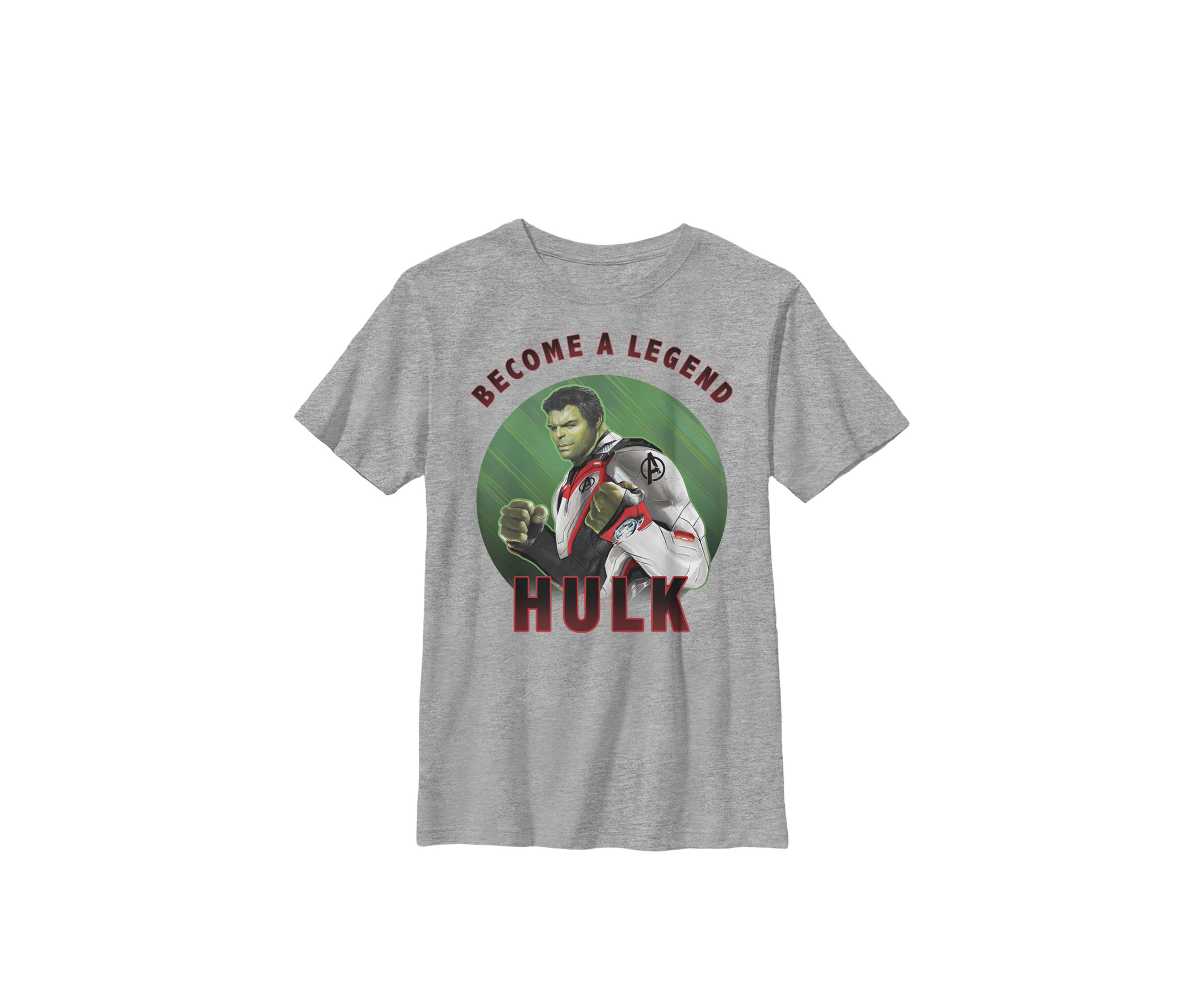 Boys 8-20 Avengers Endgame Become a Legend Hulk Graphic T-Shirt 