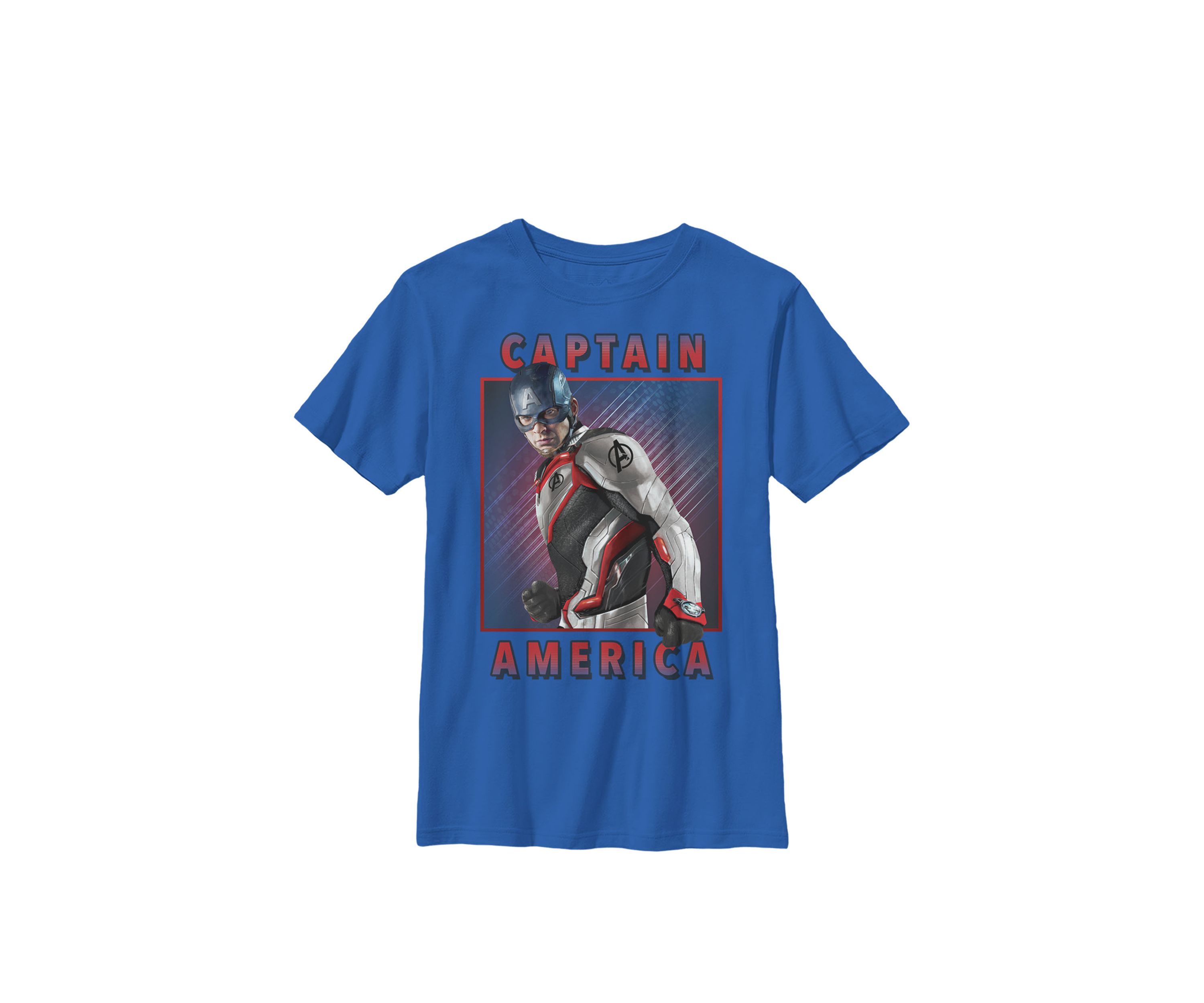Boys 8-20 Avengers Endgame Captain America Solo Graphic T-Shirt