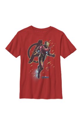 A Bugs Life Boys 8-20 Avengers Endgame Iron Man Action Pose Graphic T-Shirt