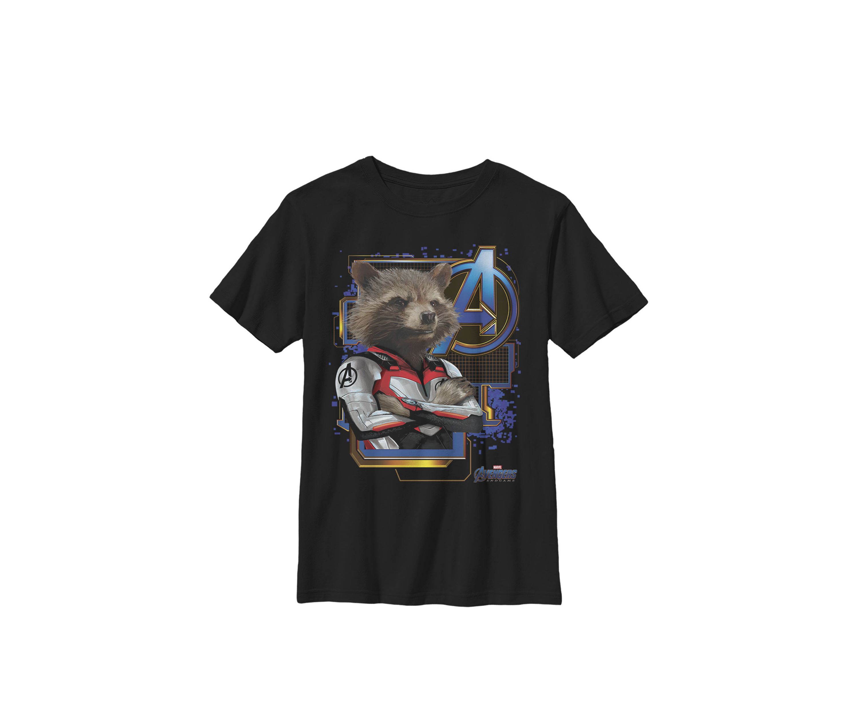 Boys 8-20 Avengers Endgame Rocket Logo Graphic T-Shirt 