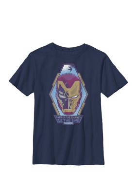 A Bugs Life Boys 8-20 Avengers Endgame Iron Man Hexagon Portrait Graphic T-Shirt
