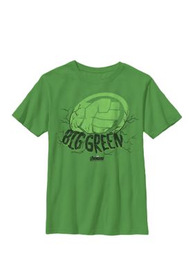 A Bugs Life Boys 8-20 Avengers Endgame Hulk Big Green Stamp Graphic T-Shirt