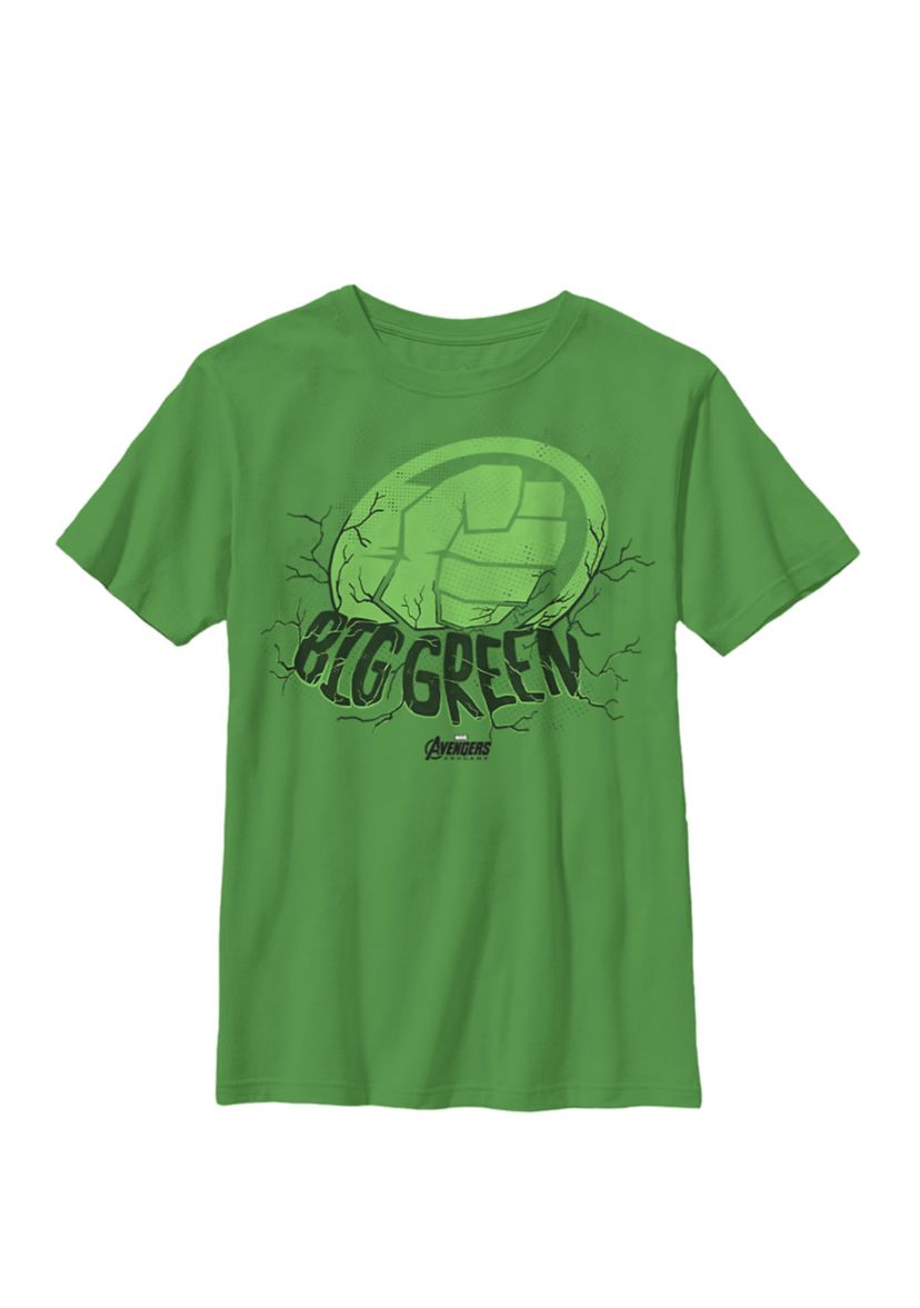 Boys 8-20 Avengers Endgame Hulk Big Green Stamp Graphic T-Shirt
