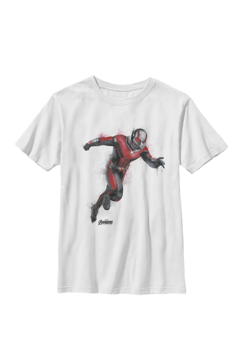Boys 8-20 Avengers Endgame Ant Man Spray Paint Portrait Graphic T-Shirt 