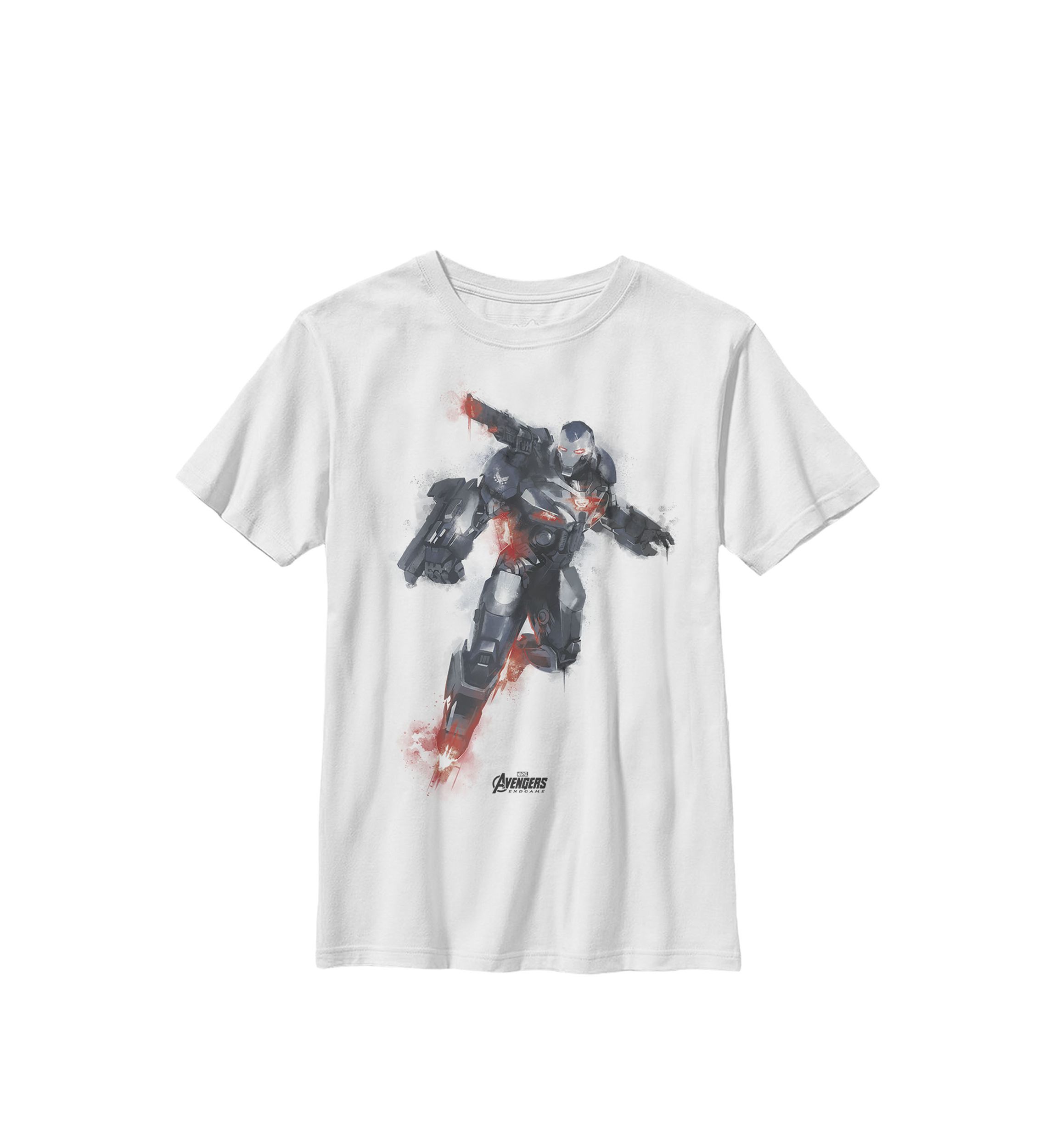 Boys 8-20 Avengers Endgame War Machine Paint Graphic T-Shirt