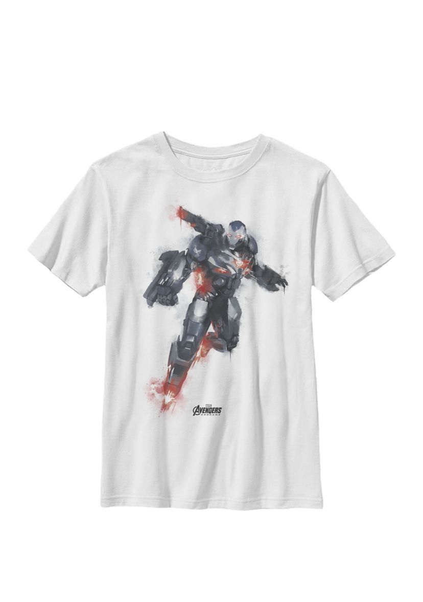 Boys 8-20 Avengers Endgame War Machine Paint Graphic T-Shirt