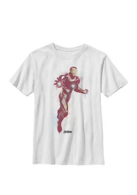 A Bugs Life Boys 8-20 Avengers Endgame Iron Man Spray Paint Graphic T-Shirt