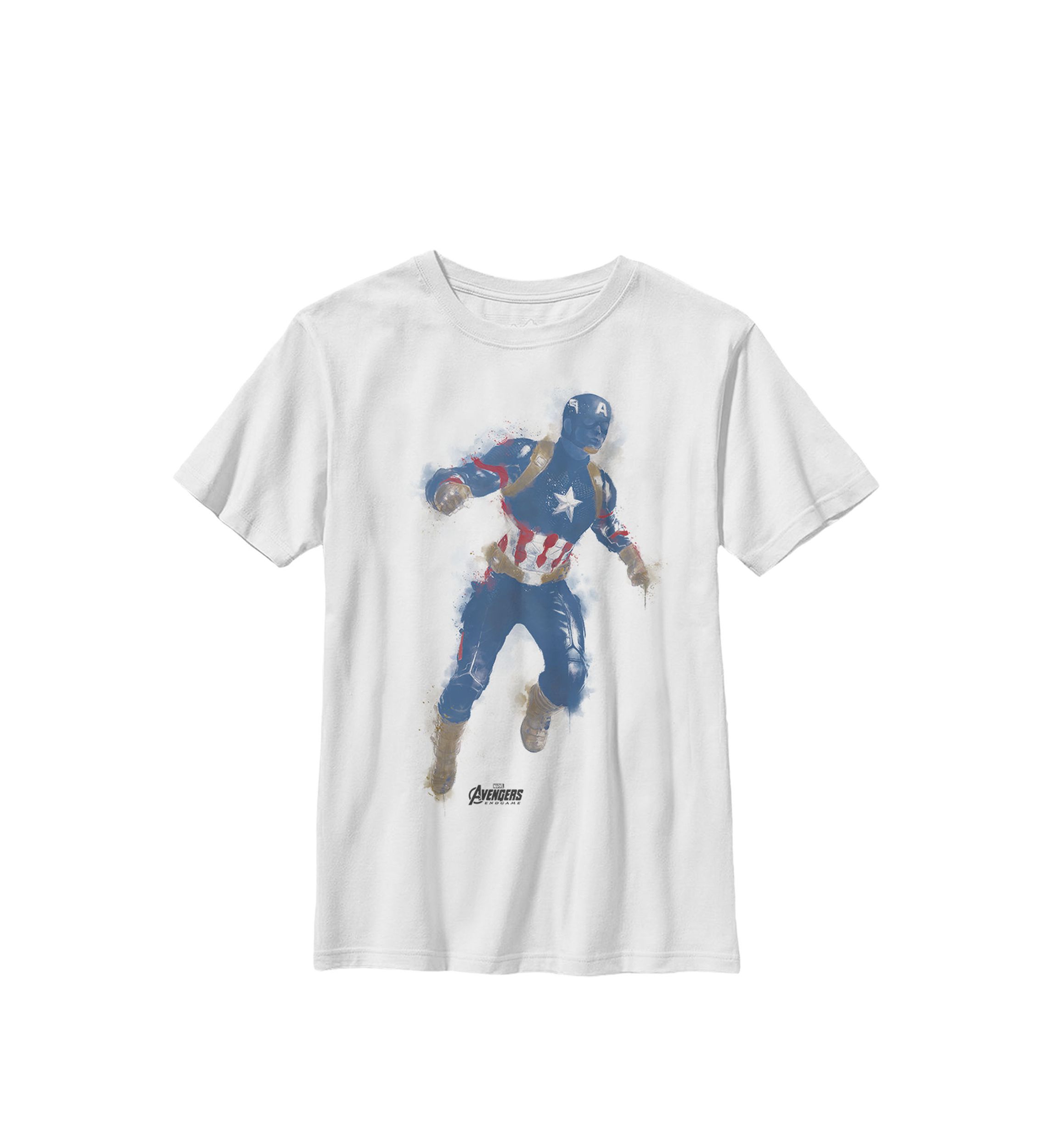 Boys 8-20 Avengers Endgame Captain America Paint Graphic T-Shirt 