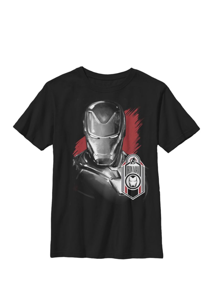 Boys 8-20 Avengers Endgame Iron Man Tag Portrait Graphic T-Shirt